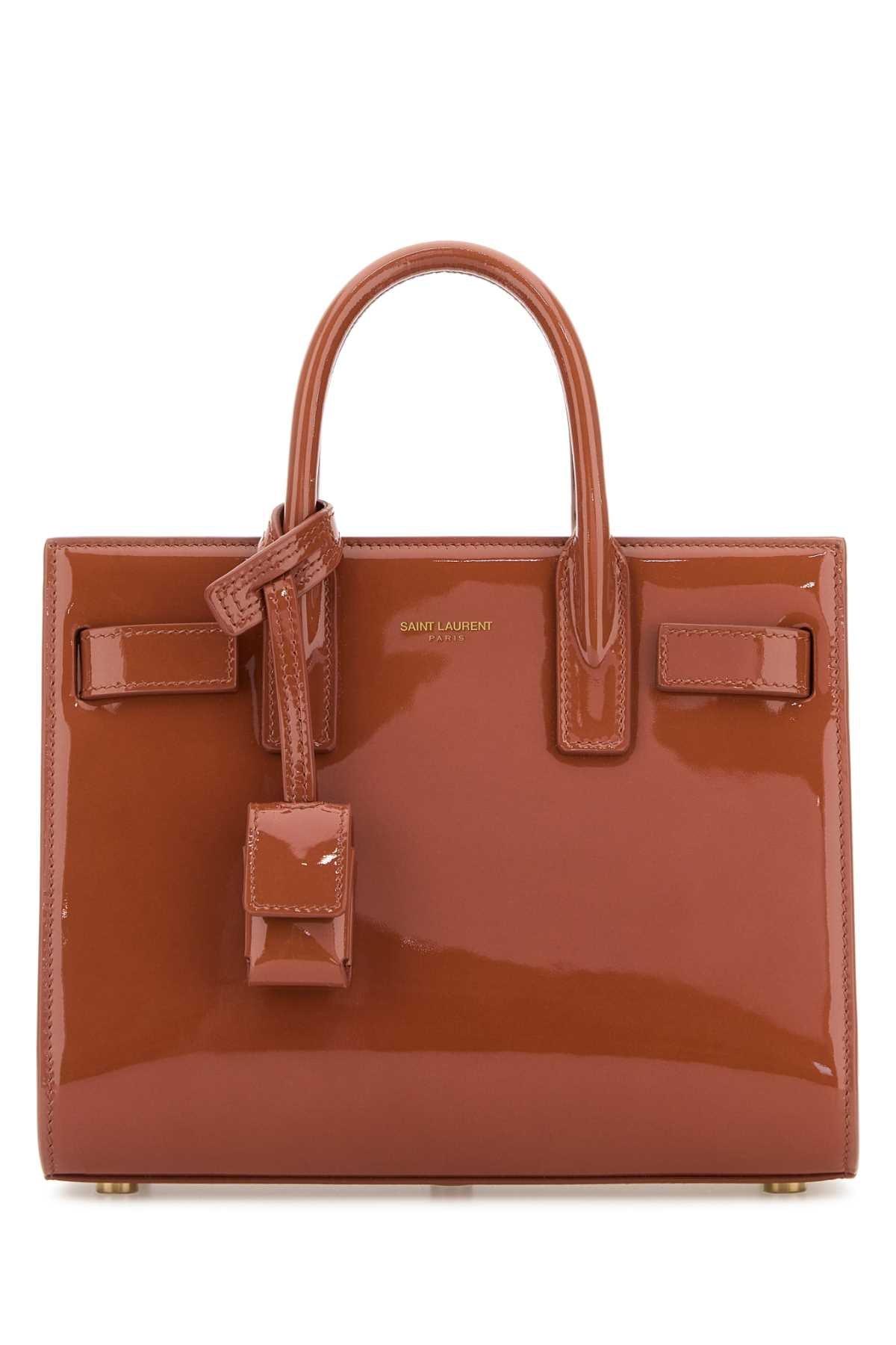 トートバッグ SAINT LAURENT Brick Leather Nano Sac De Jour Handbag Saint Laurent Brick Leather Nano Sac De Jour Handbag in