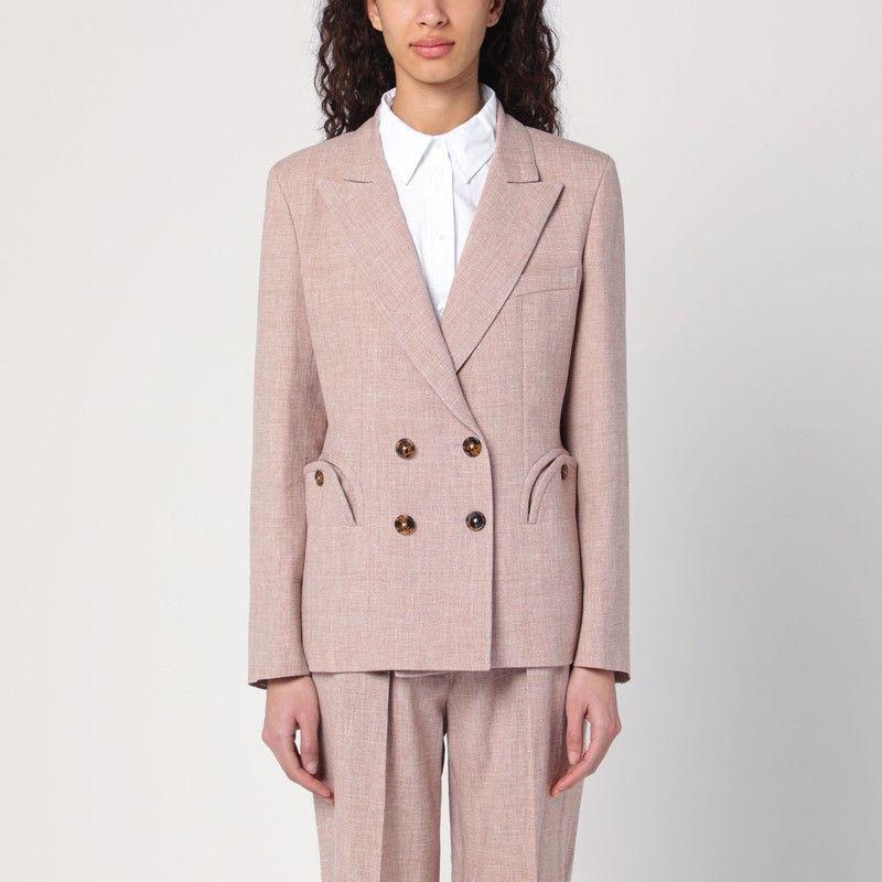 Blaze Milano ダブルブレストジャケット ピンク SS25 BLAZÉ Milano Spring/Summer 2025 at Milan Fashion Week