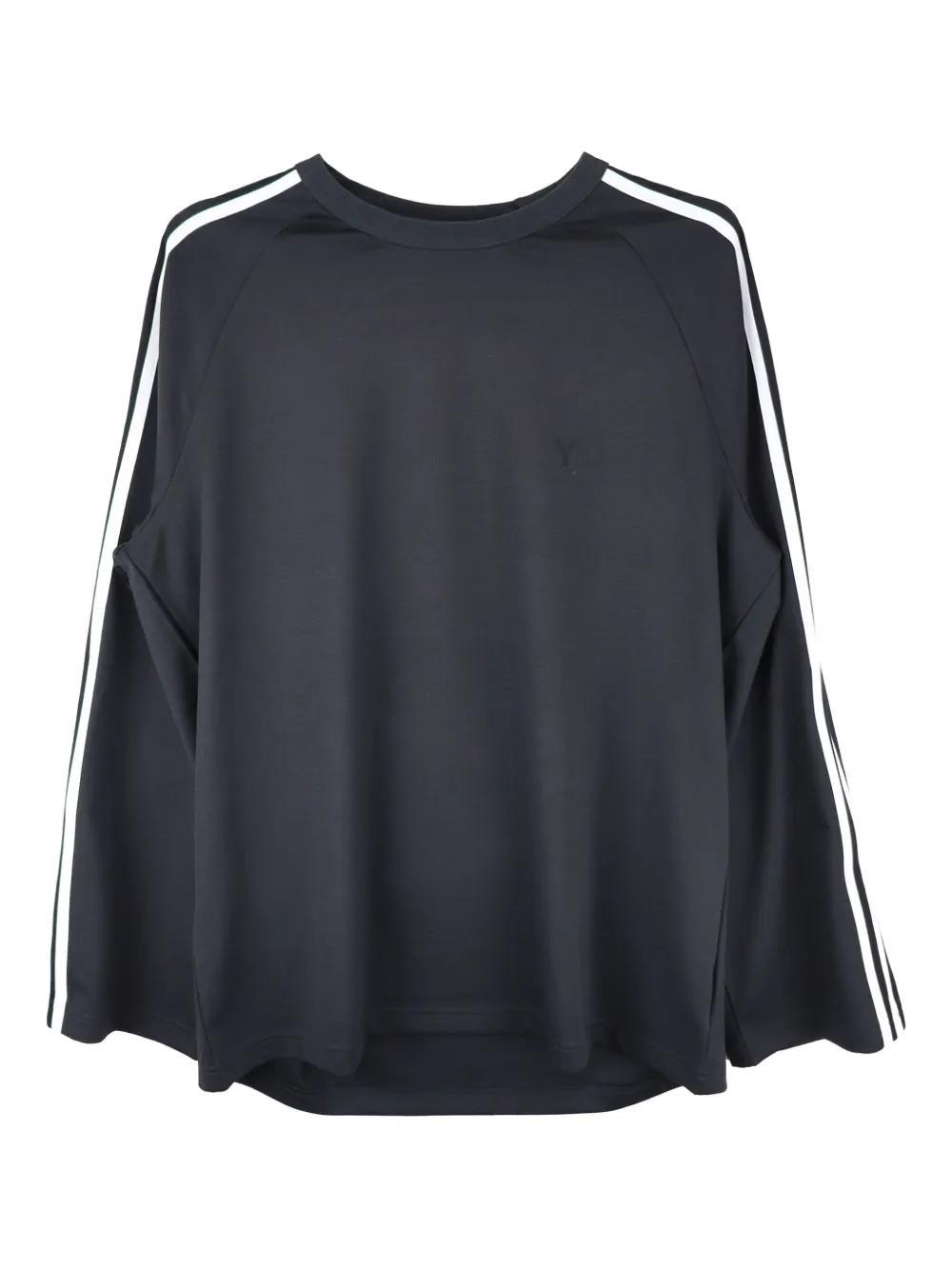 トップス Y-3 3 STRIPE PACKABLE LONG SLEEVE TEE M Y-3 3 STRIPE PACKABLE LONG SLEEVE TEE M