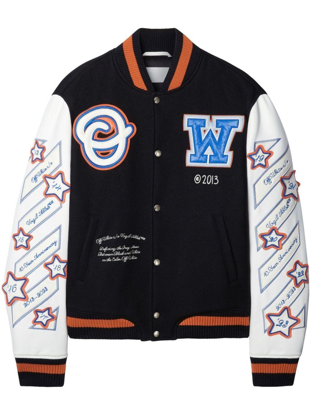 ジャケット Off White Jackets White Cash Varsity Jacket in WHITE for Men | Off-White™