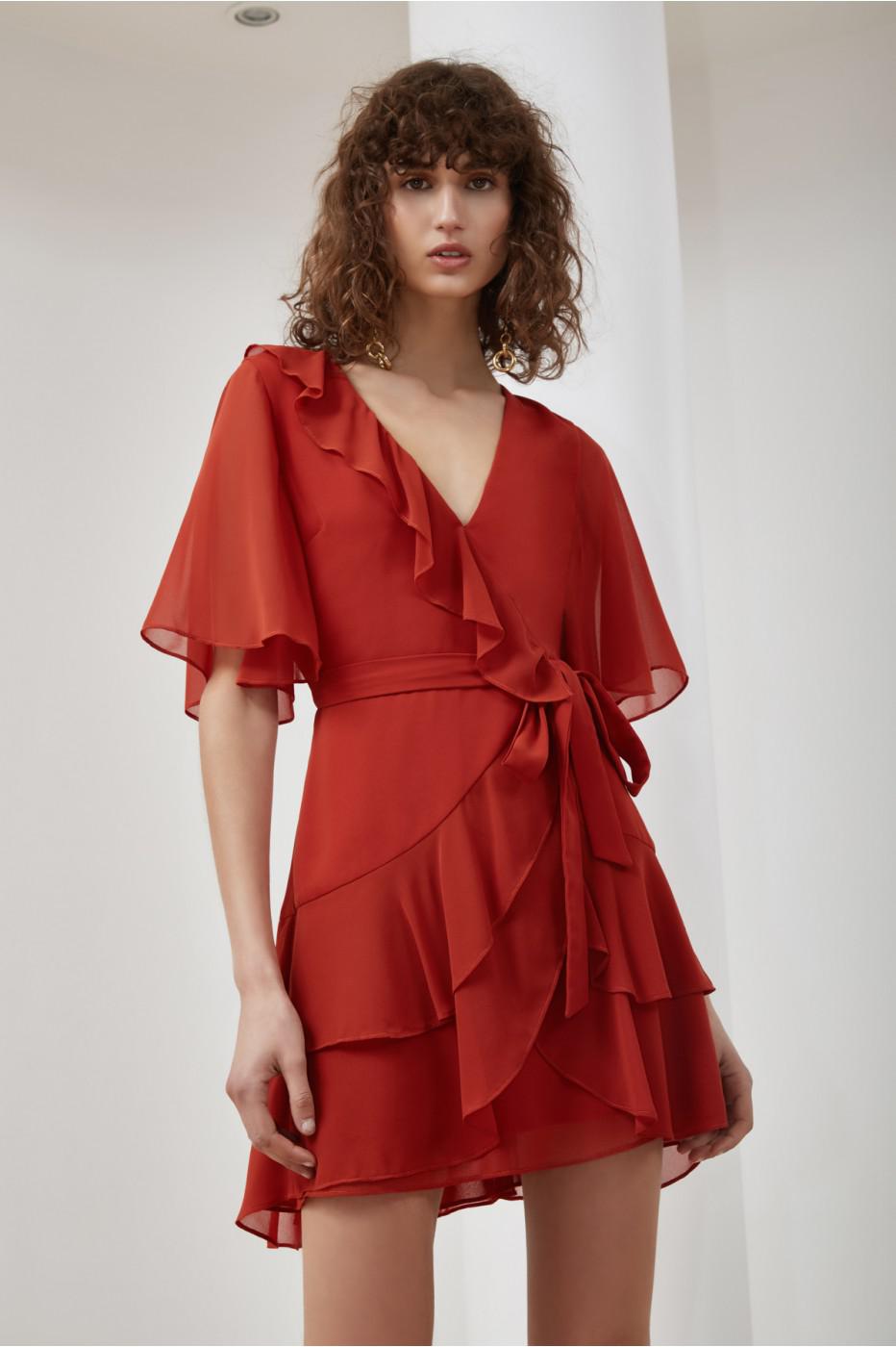 Lyst C/Meo Collective Allude Mini Dress in Red