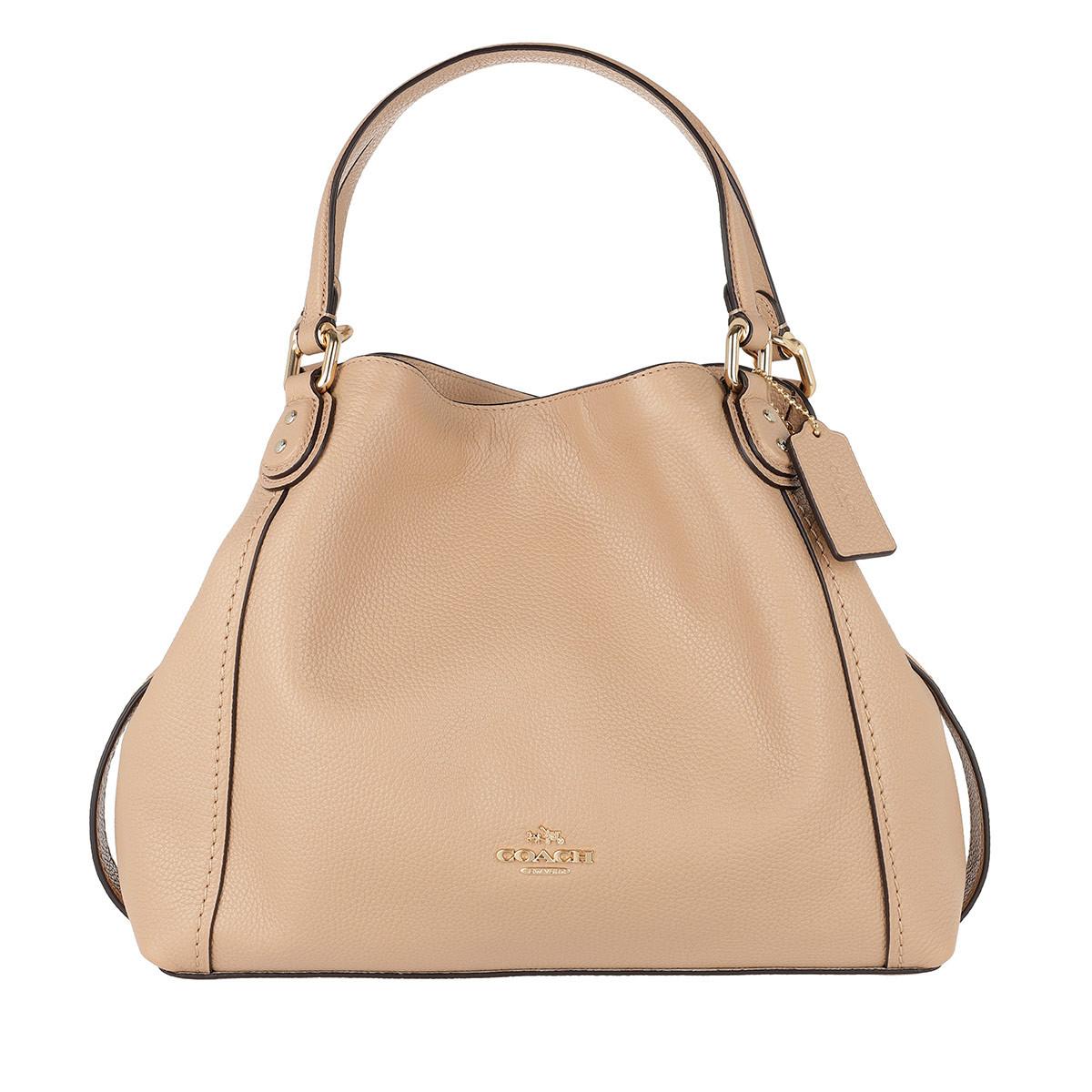 coach beechwood leather edie bolsa