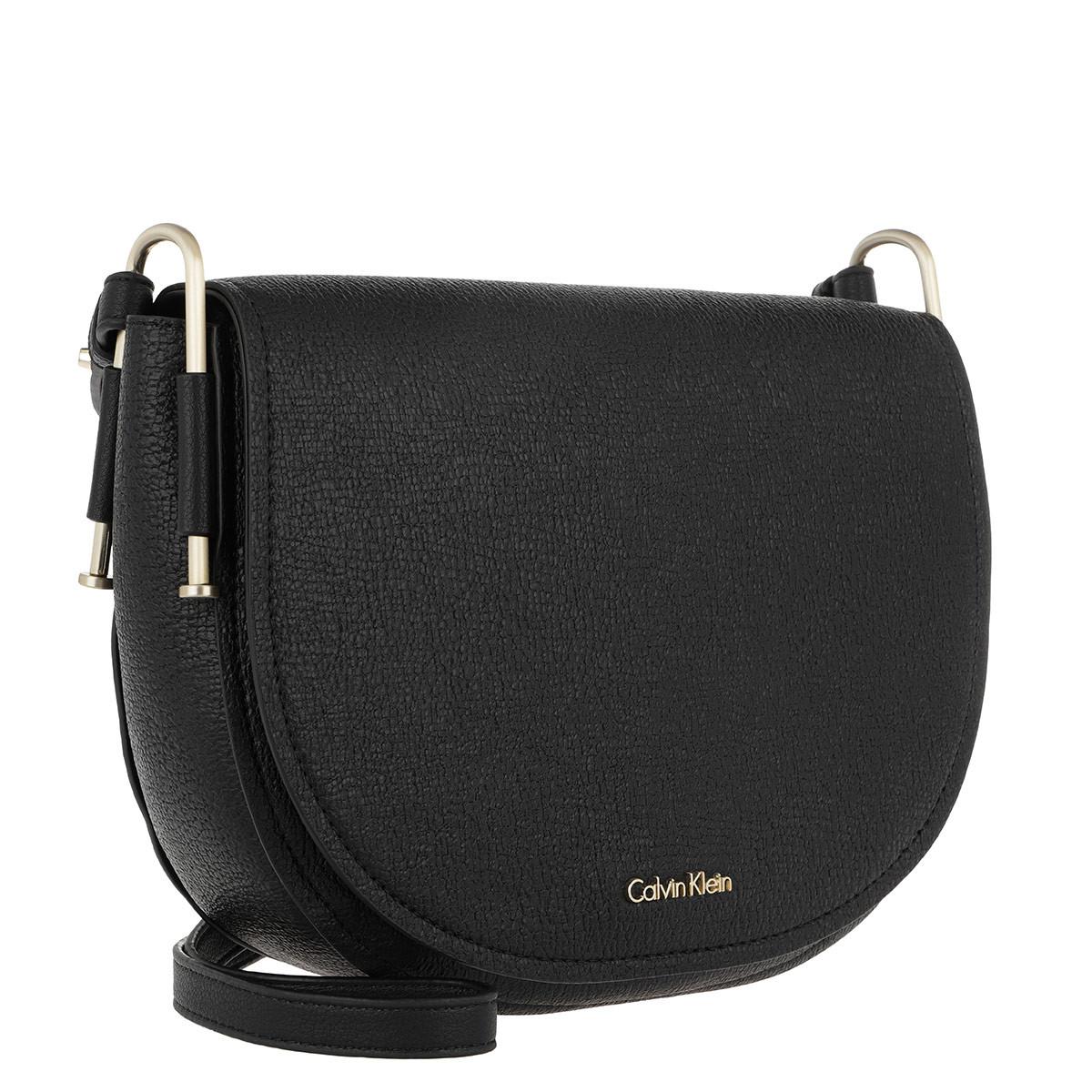 calvin klein saddle bag black