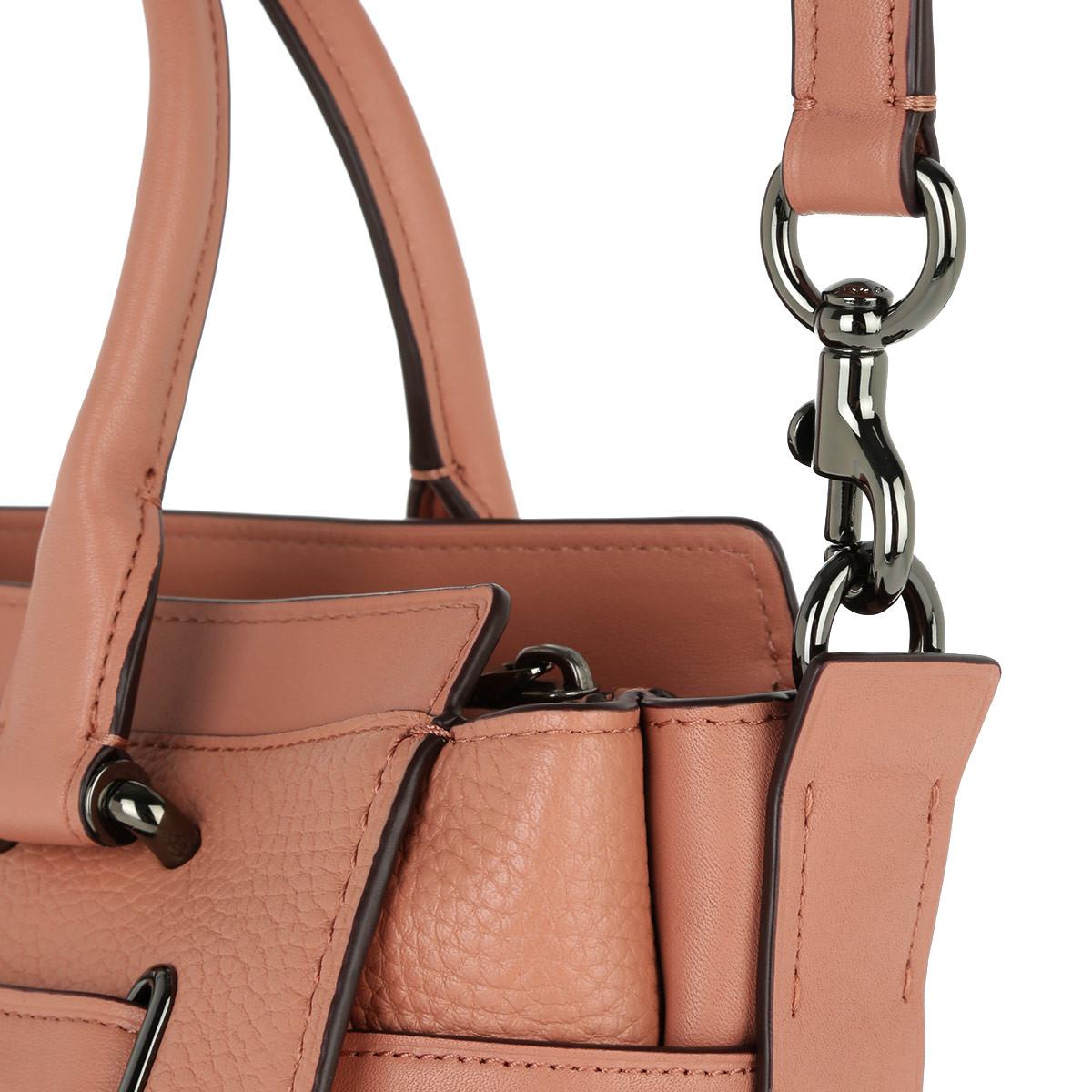 COACH Swagger 27 Leather Tote Melon - Lyst