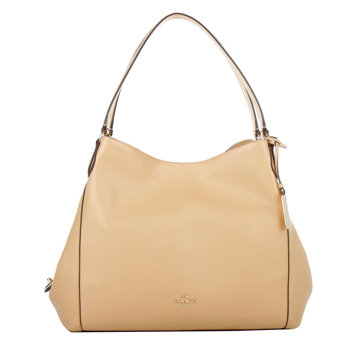 coach beechwood leather edie bolsa