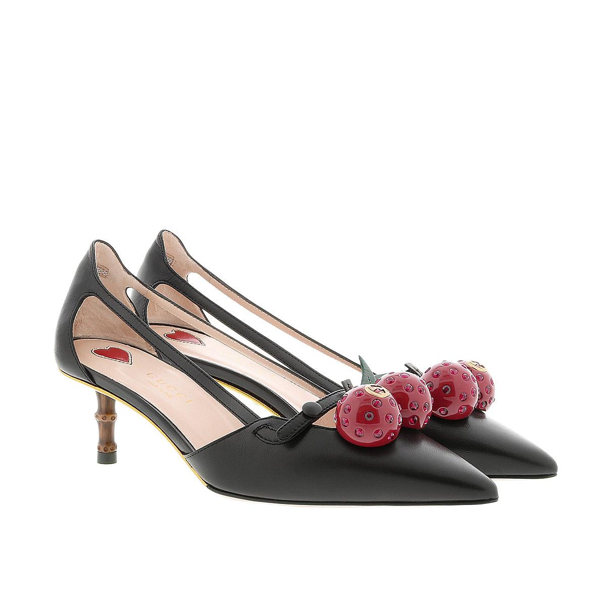 gucci cherry heels