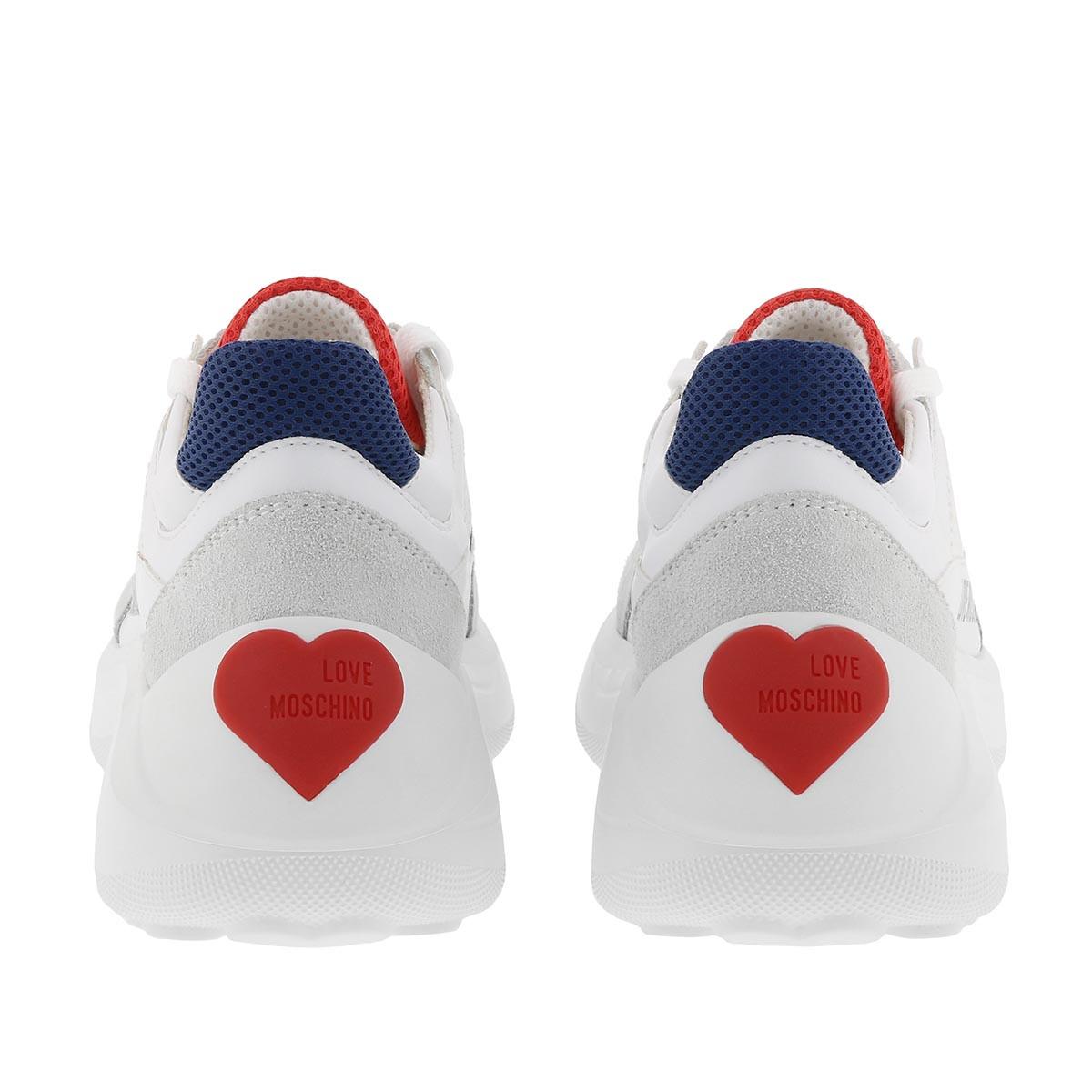 love moschino running sneaker multicolor