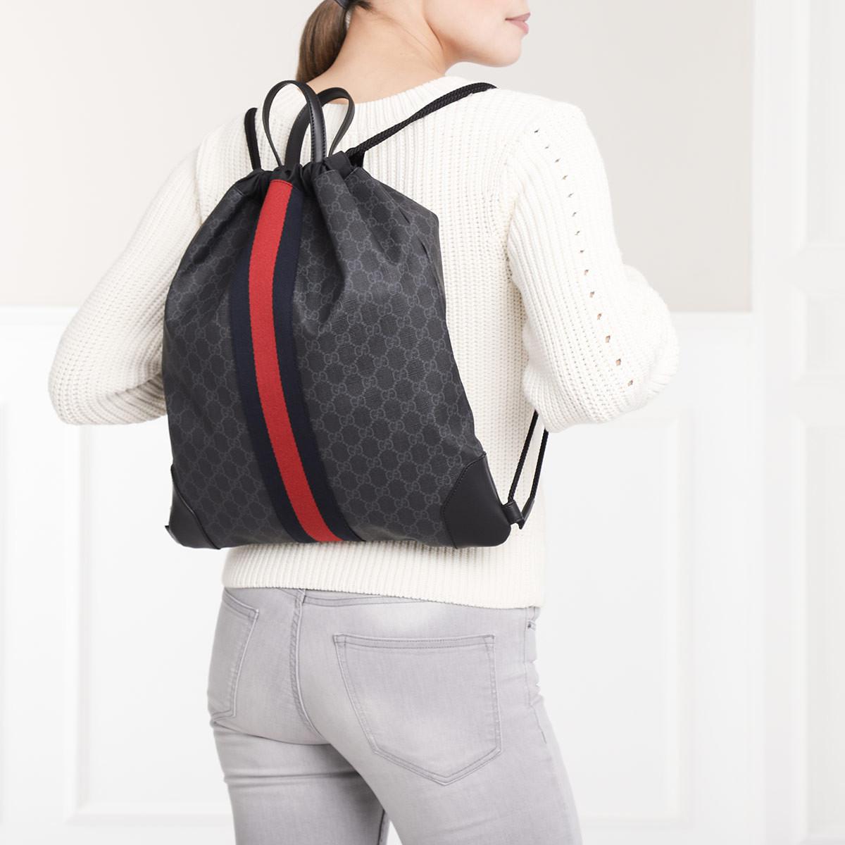 soft gg supreme drawstring backpack