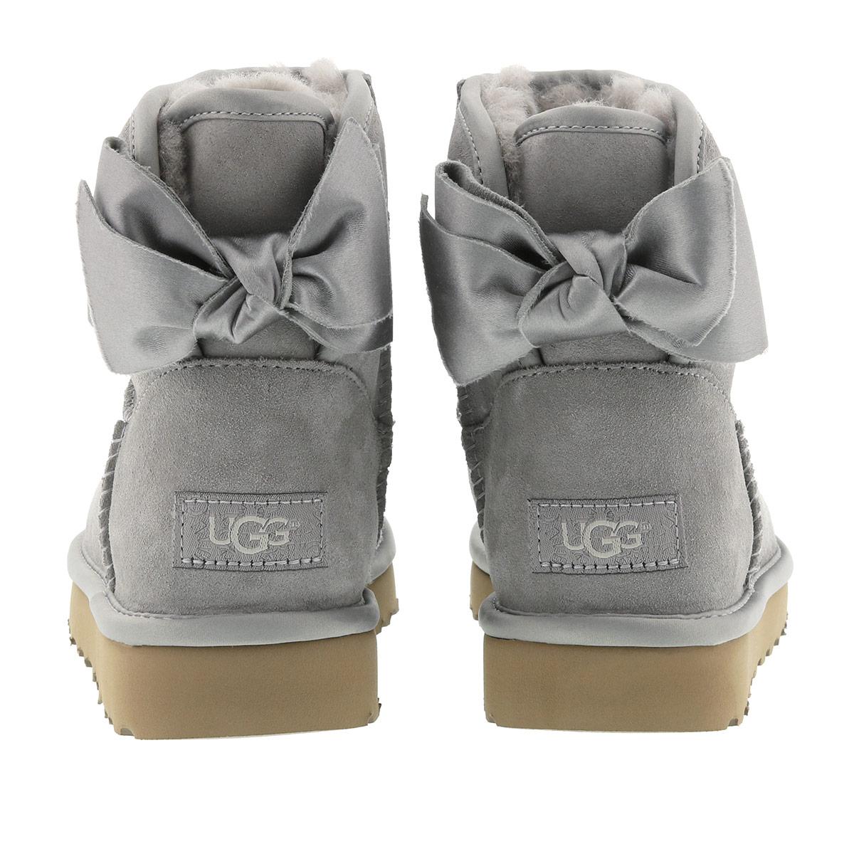 satin bow ugg boots