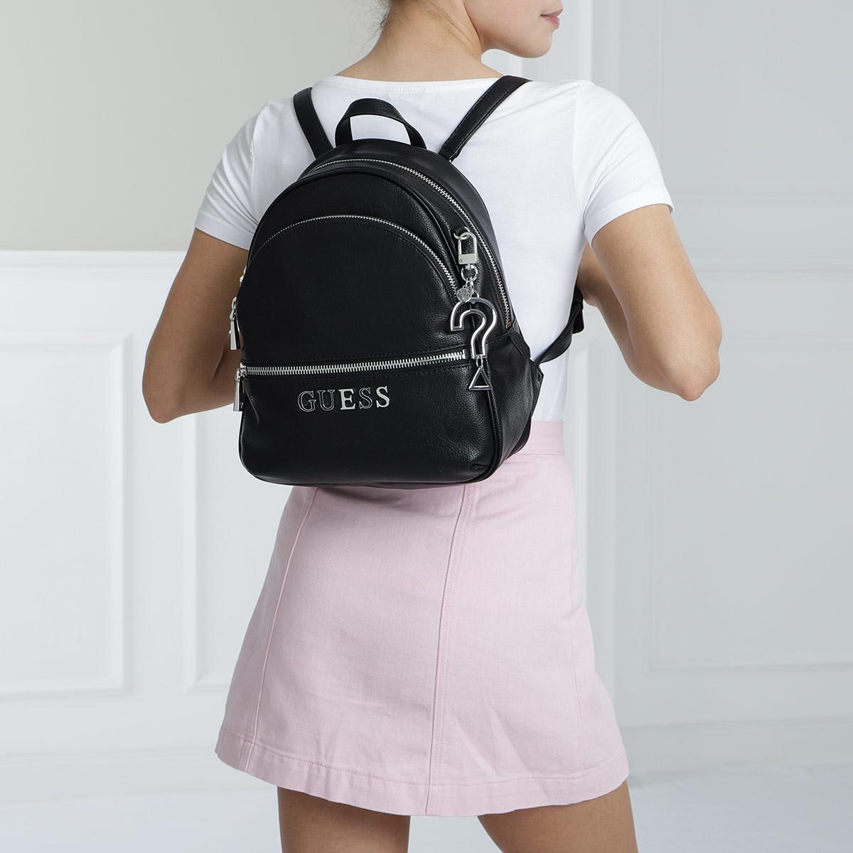 guess manhattan backpack black