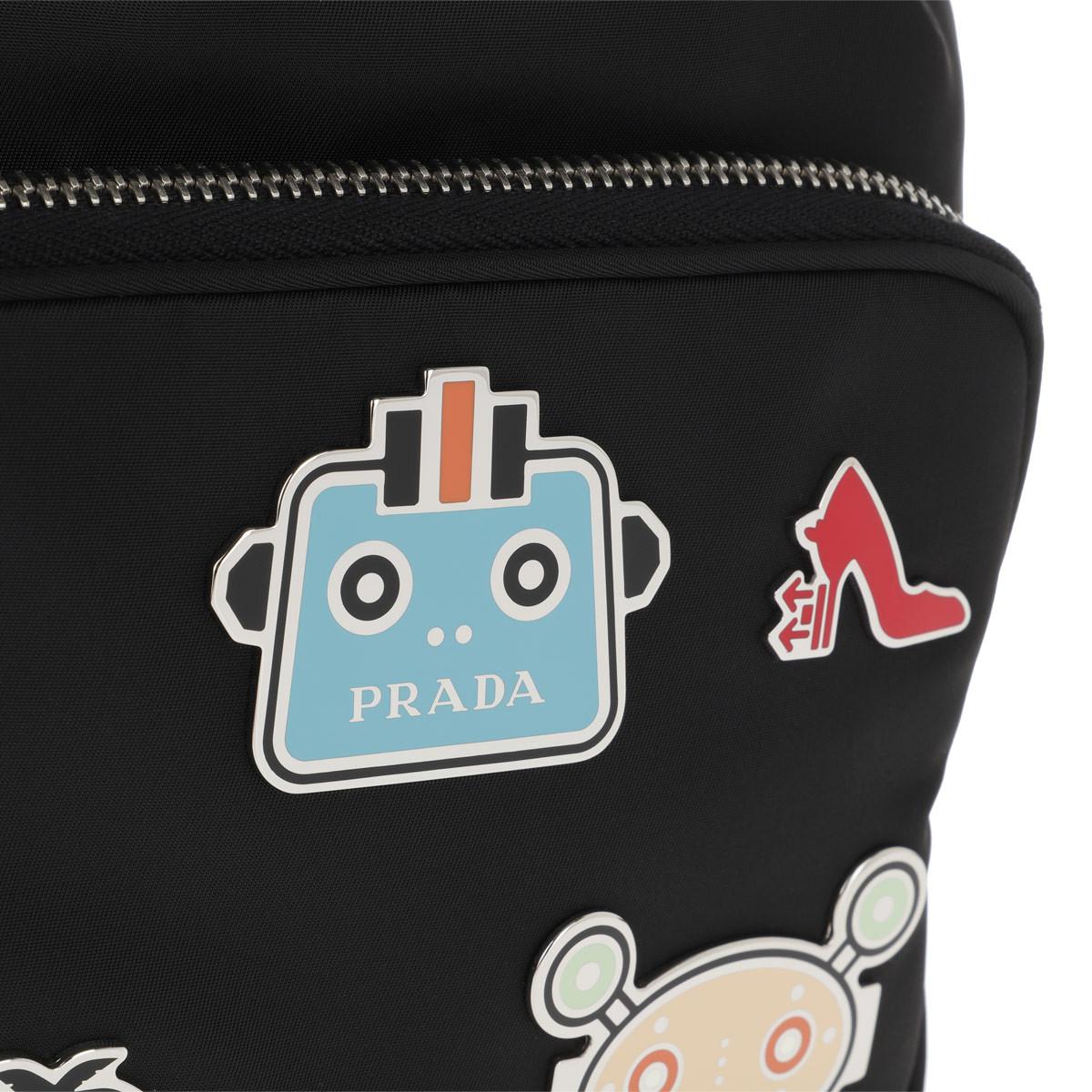 prada robot bucket bag