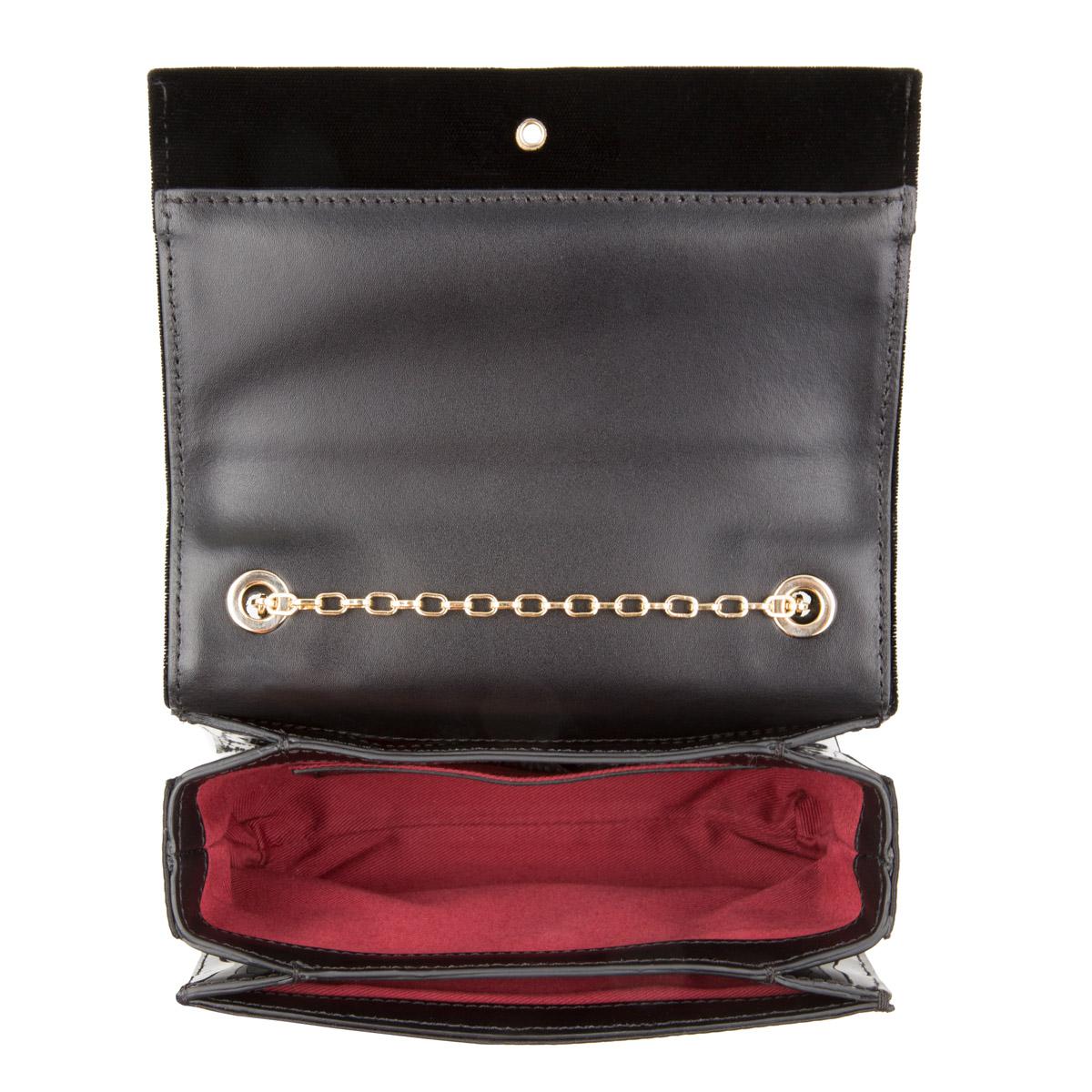 Emporio Armani Velvet Mini Sling Bag Crossbody Black Lyst