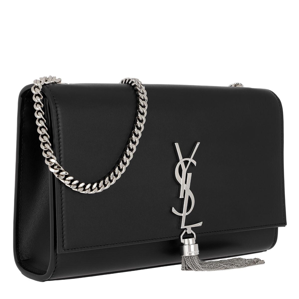 silver ysl bag