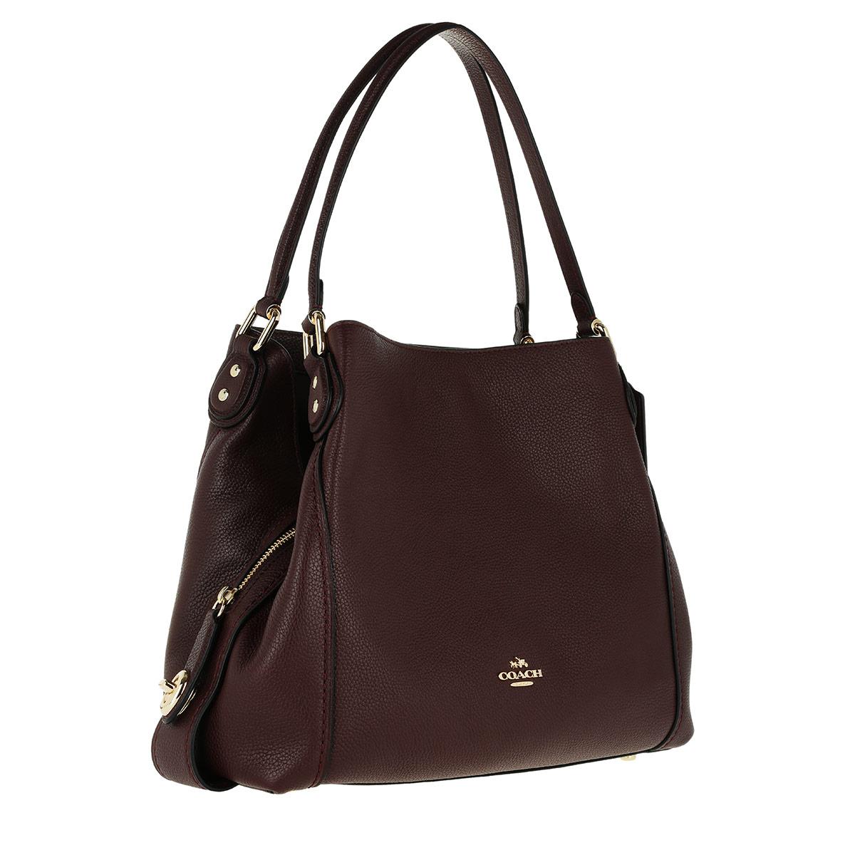 coach edie shoulder bag 31 oxblood