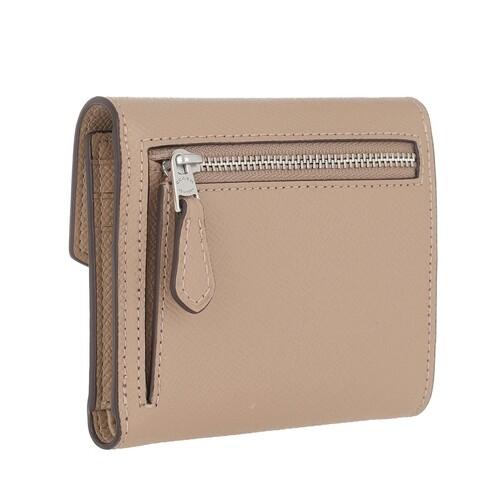coach crossgrain leather small wallet