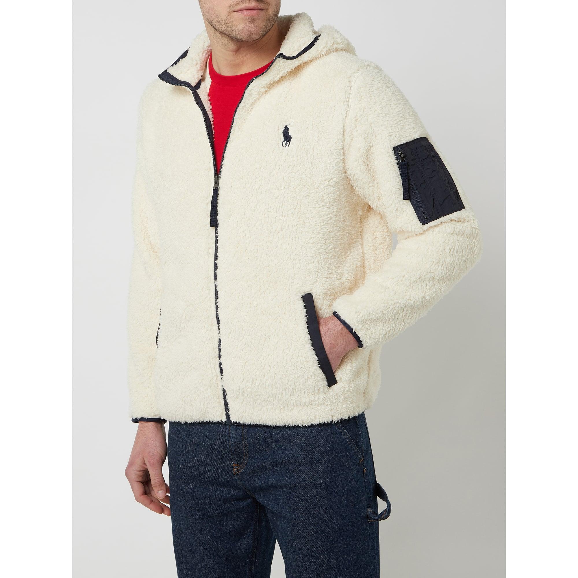 Polo Ralph Lauren Synthetik Sweatjacke aus Teddyfell in Grau für Herren |  Lyst AT