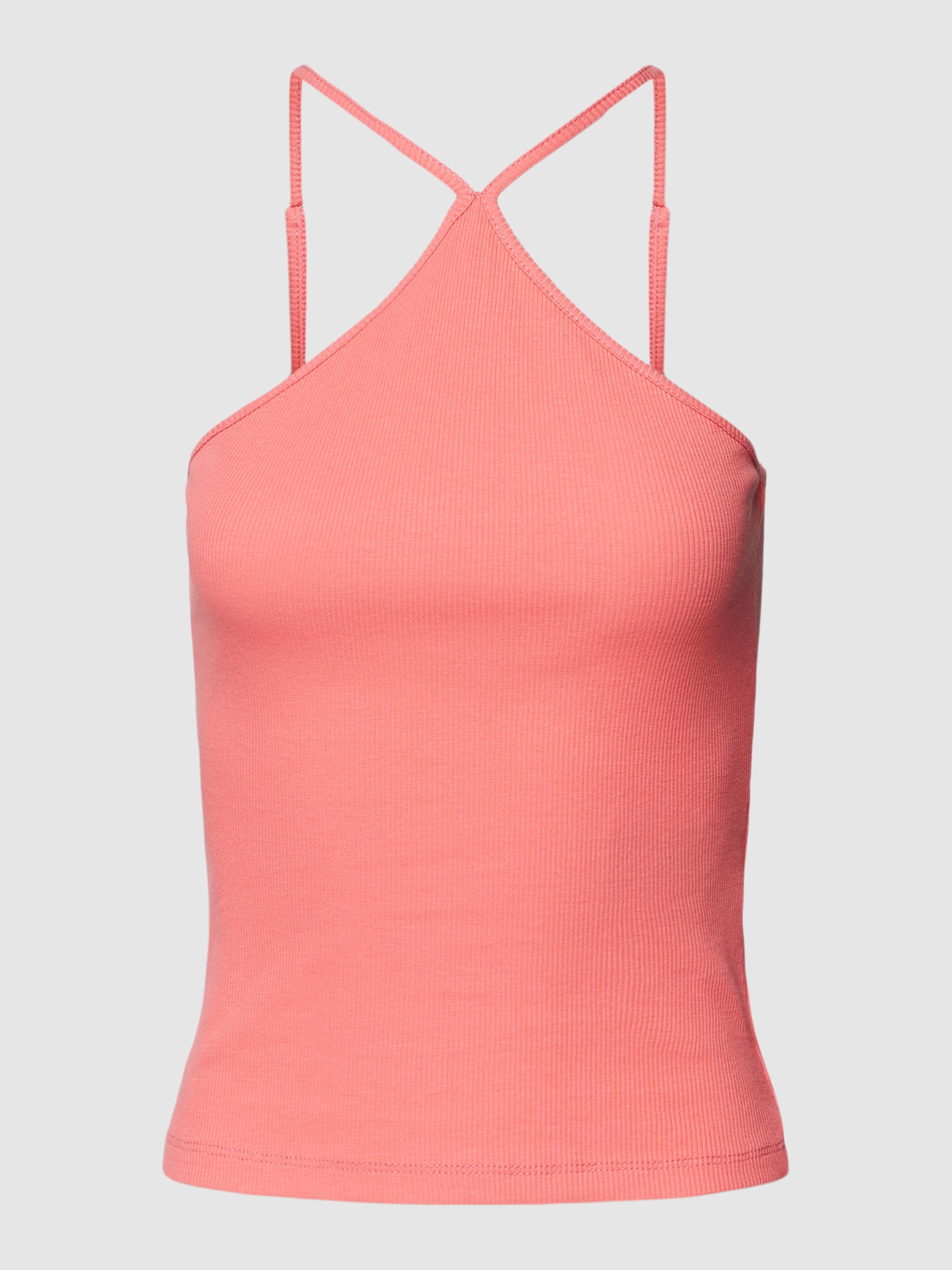 Noisy May Cropped T-Shirt mit Schleifen-Detail in Pink | Lyst DE