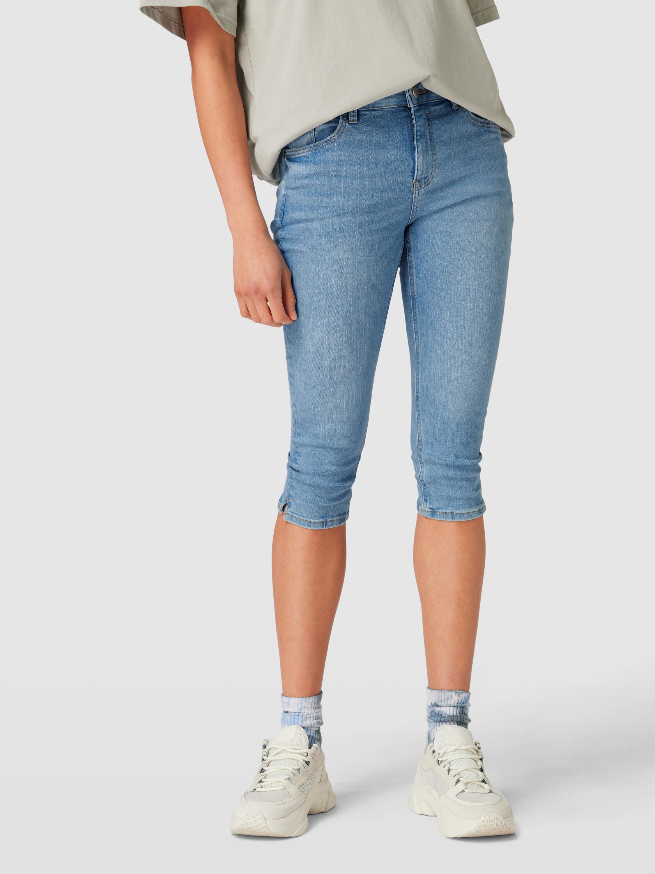 Edc By Esprit Capri-jeans Met Labeldetail in het Blauw | Lyst NL