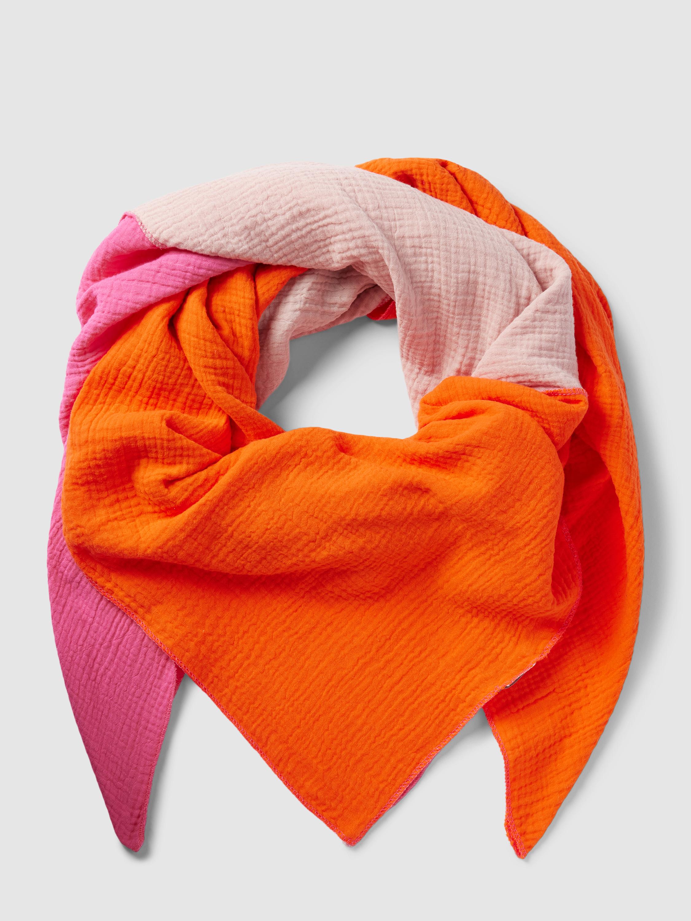 Milano Italy Schal aus reiner Baumwolle in Orange | Lyst DE