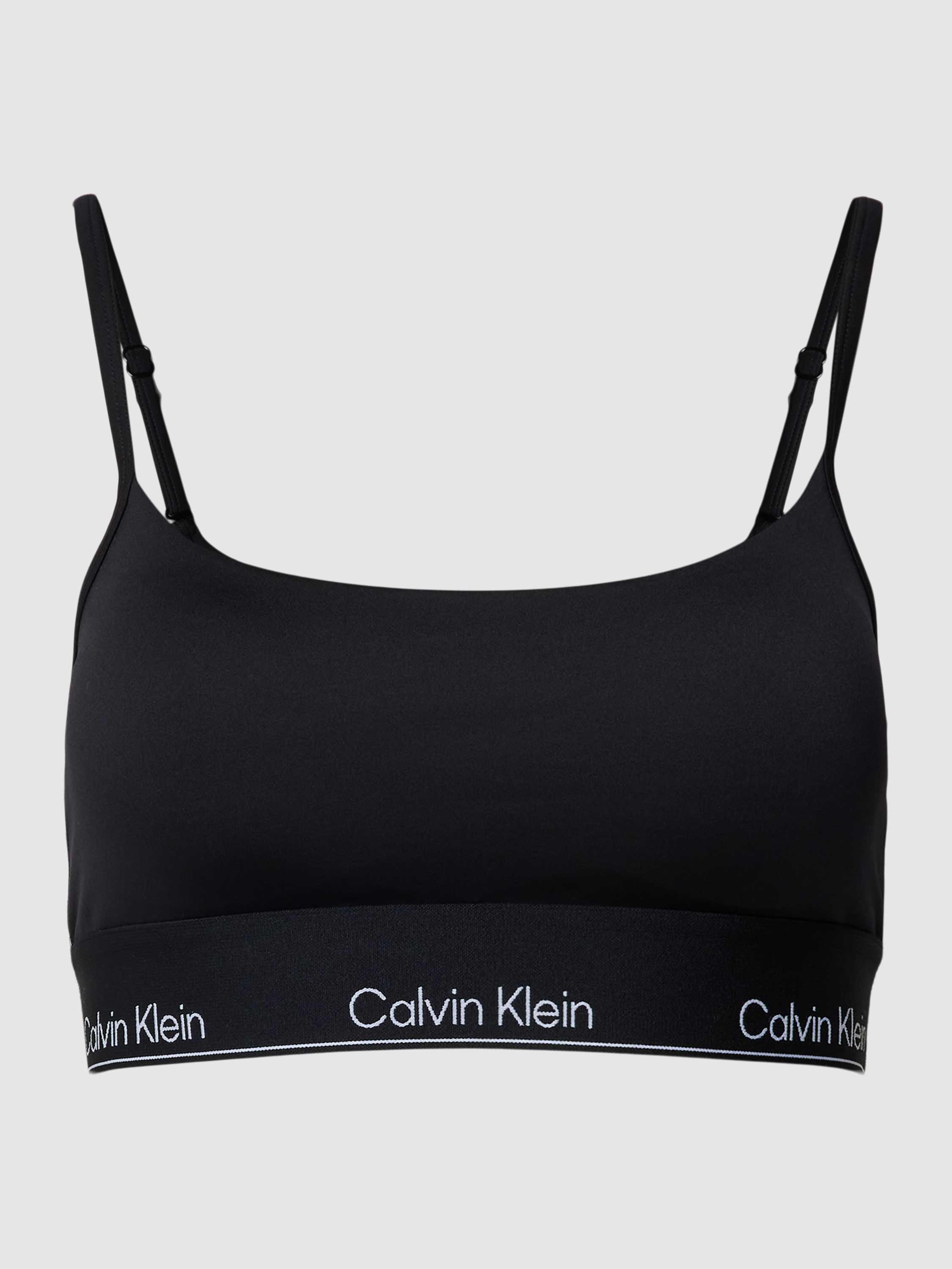 Calvin Klein BH mit elastischem Bund in Schwarz | Lyst DE