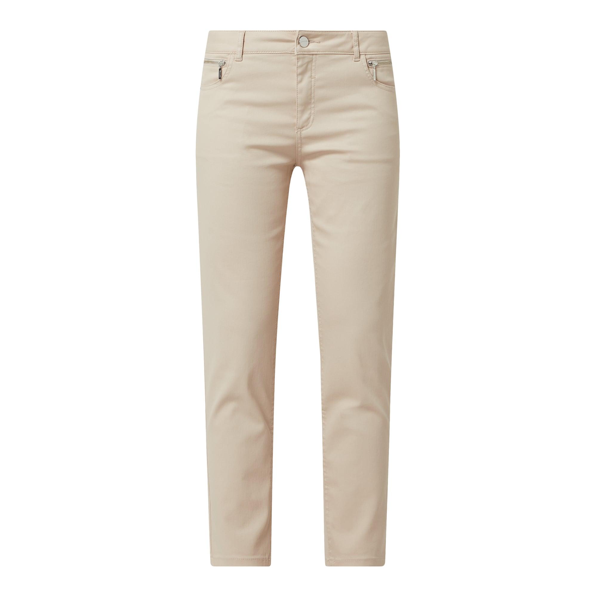 Comma, Skinny Fit Hose mit Stretch-Anteil Modell 'June' in Natur | Lyst DE