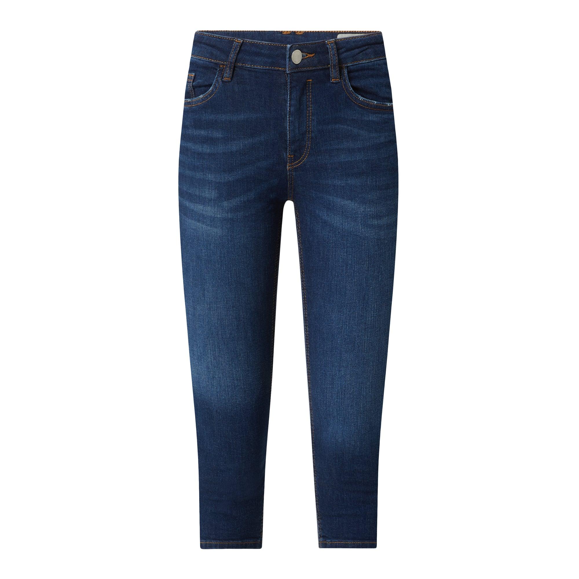 Edc By Esprit Skinny Fit Capri-jeans Met Stretchgehalte in het Blauw - Lyst