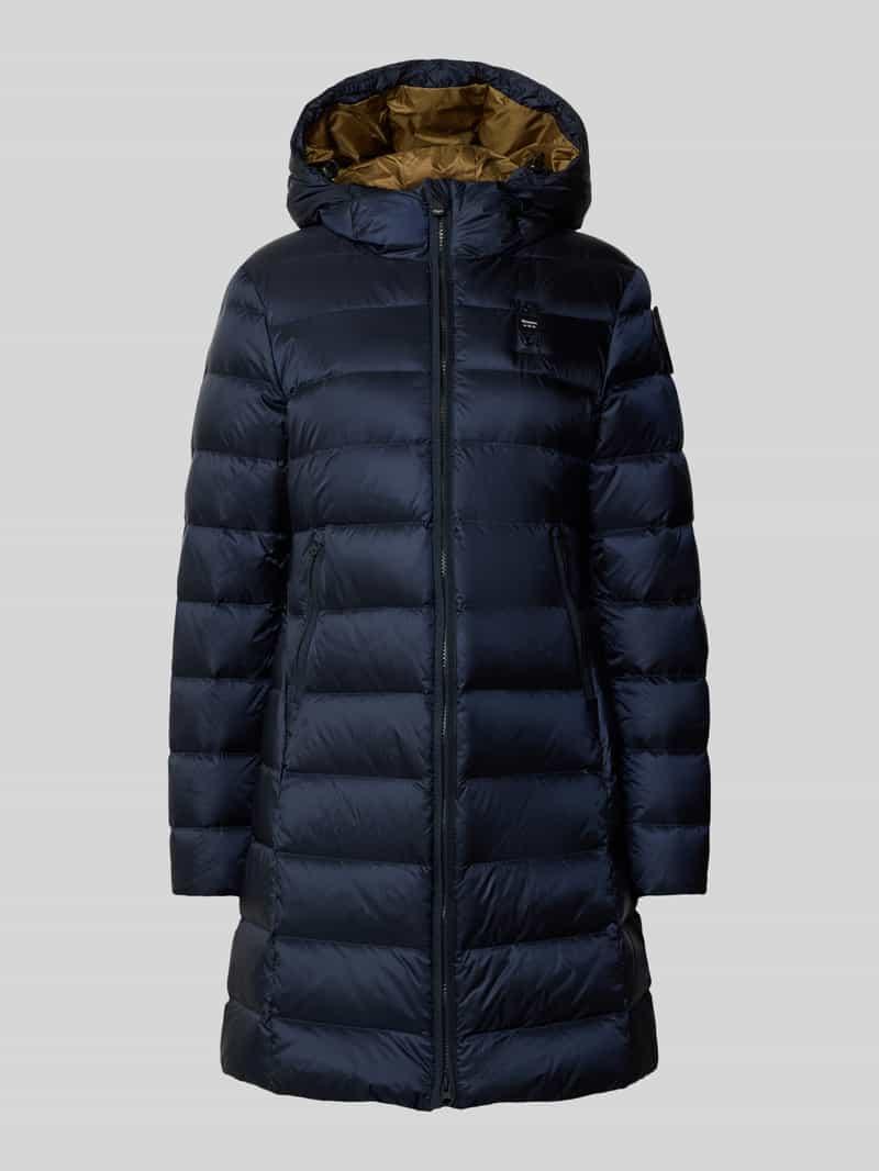 Blauer Usa Steppmantel Damen Hellblau Blauer Usa Daunenmantel Mit