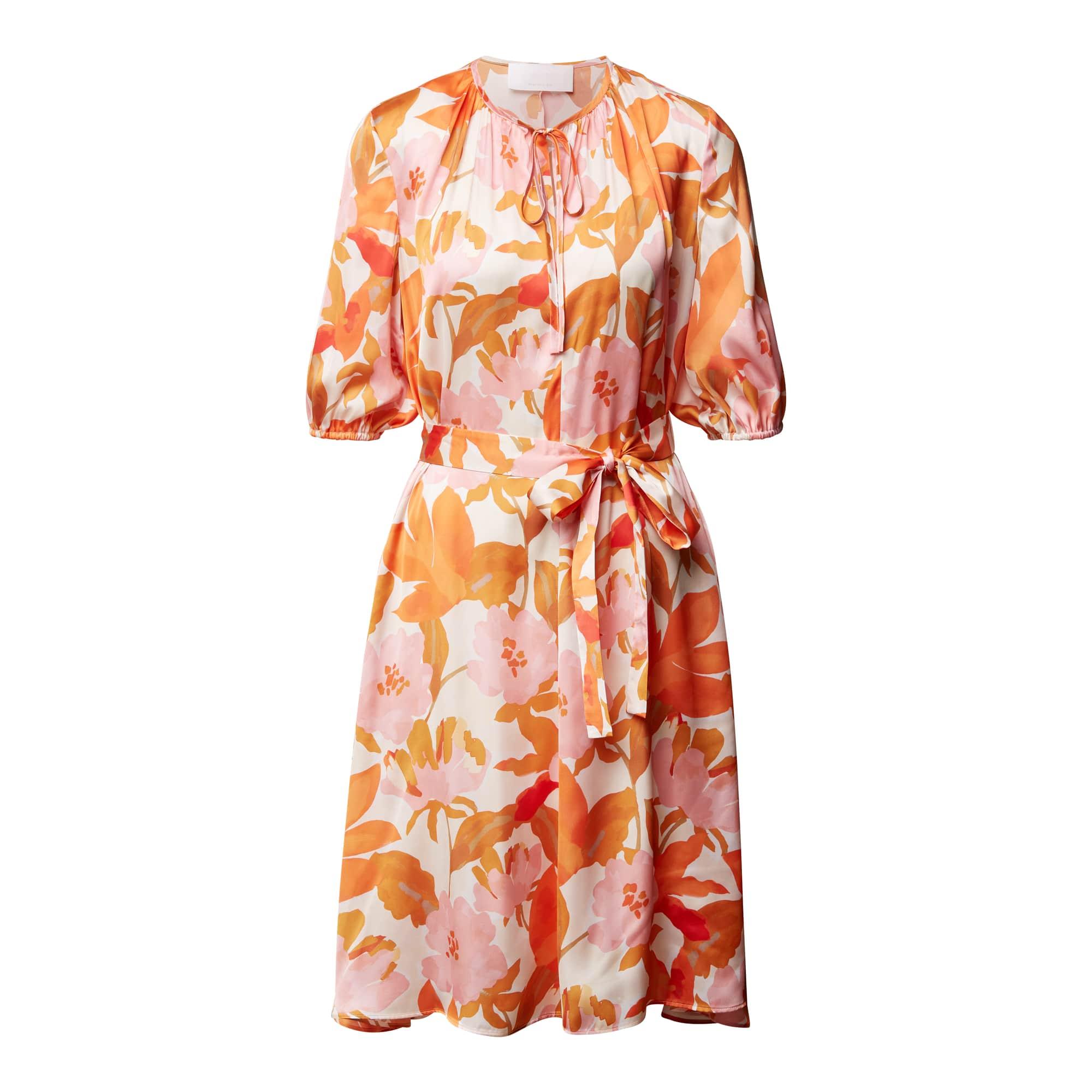 BOSS by HUGO BOSS Kleid mit floralem Muster Modell 'Daesala' in Pink | Lyst  DE