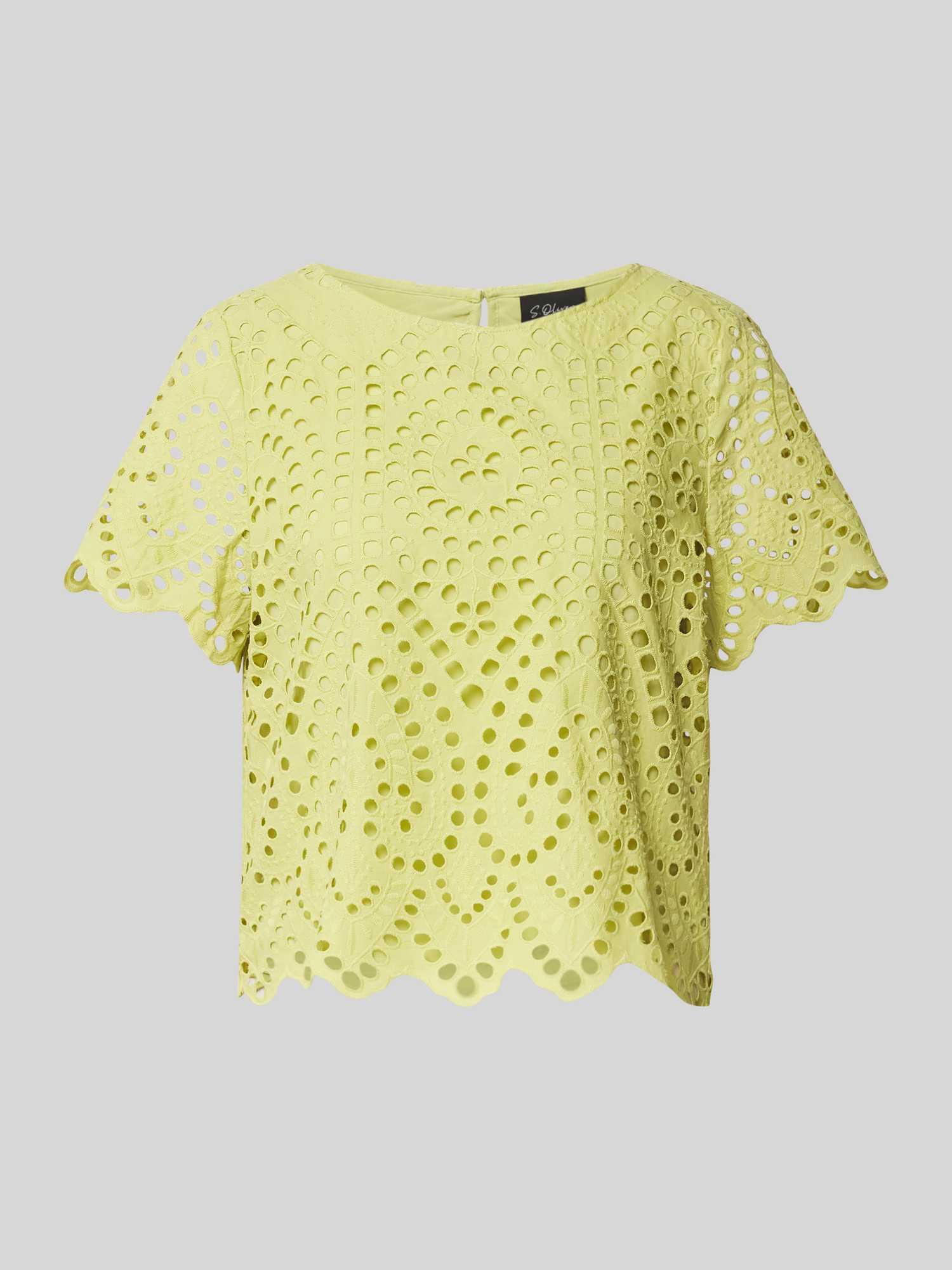 Tops met korte mouw voor dames in het Geel Lyst NL