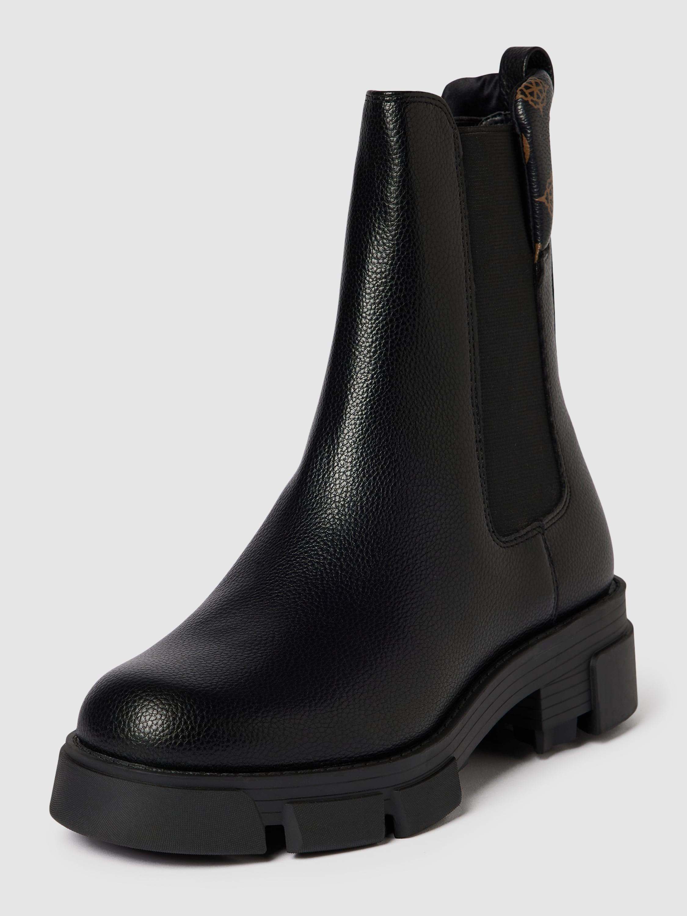 Guess Chelsea Boots Met Labeldetails, Model 'madla' in het Zwart Lyst NL