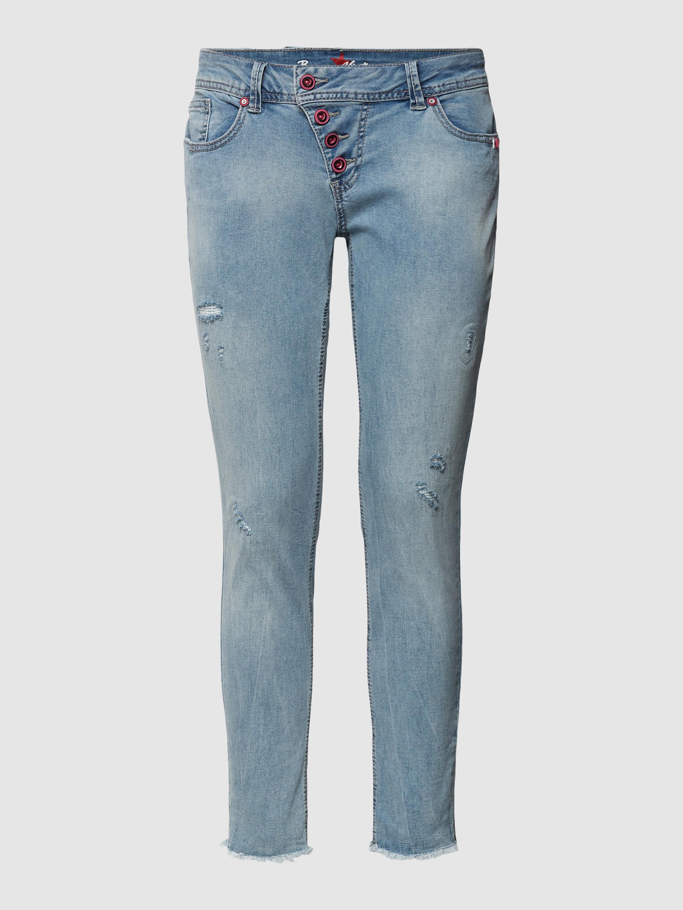 Buena Vista Jeans In Destroyed-look, Model 'malibu' in het Blauw | Lyst NL