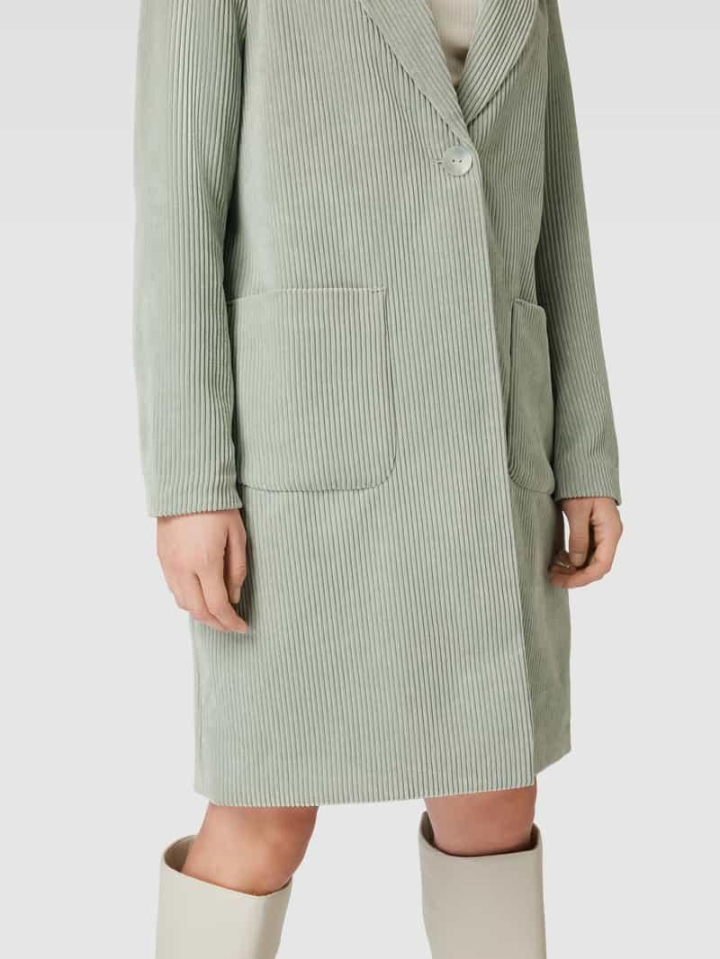 ONLY Cordmantel Mit Reverskragen Modell 'Astrid' in Grün Lyst AT