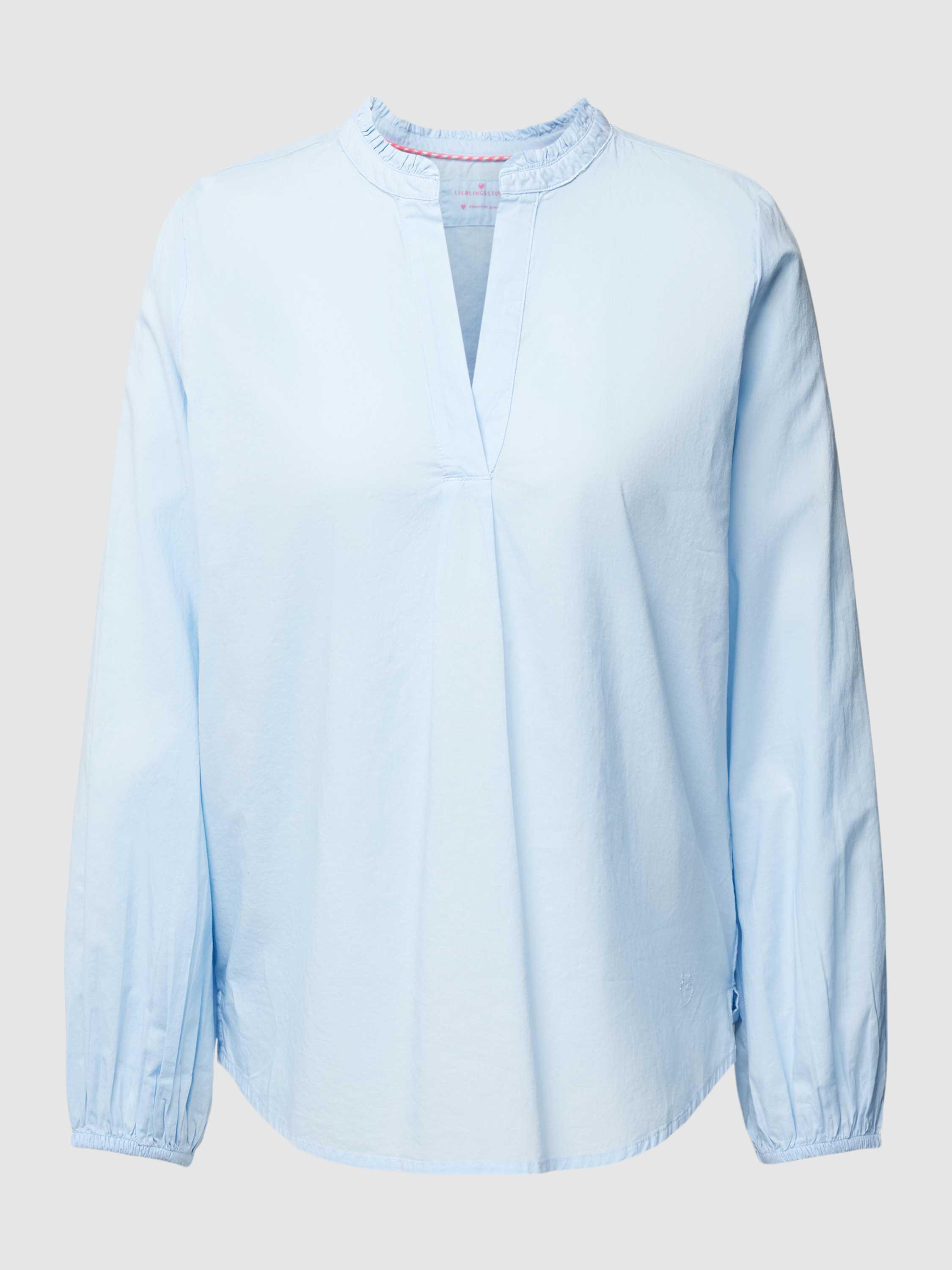 LIEBLINGSSTÜCK Bluse mit Tunikakragen in Blau | Lyst DE