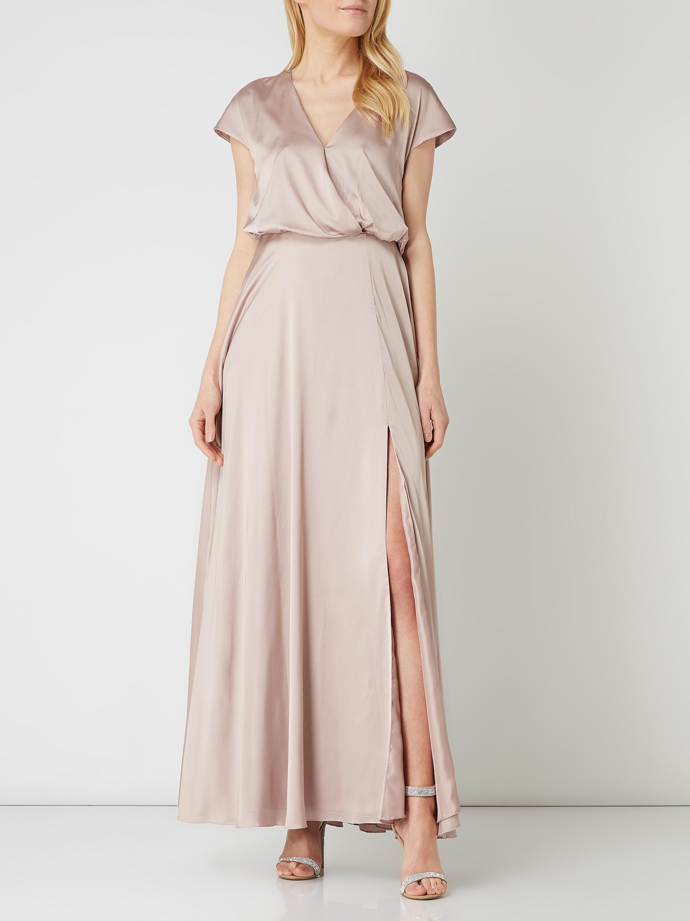 Unique Abendkleid aus Satin in Pink | Lyst DE