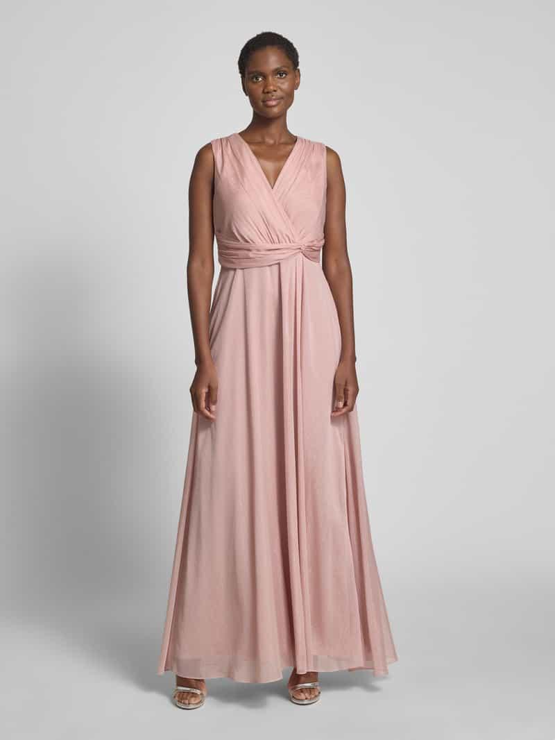 Christian Berg Cocktail Abendkleid in Wickel-Optik in Pink Lyst AT