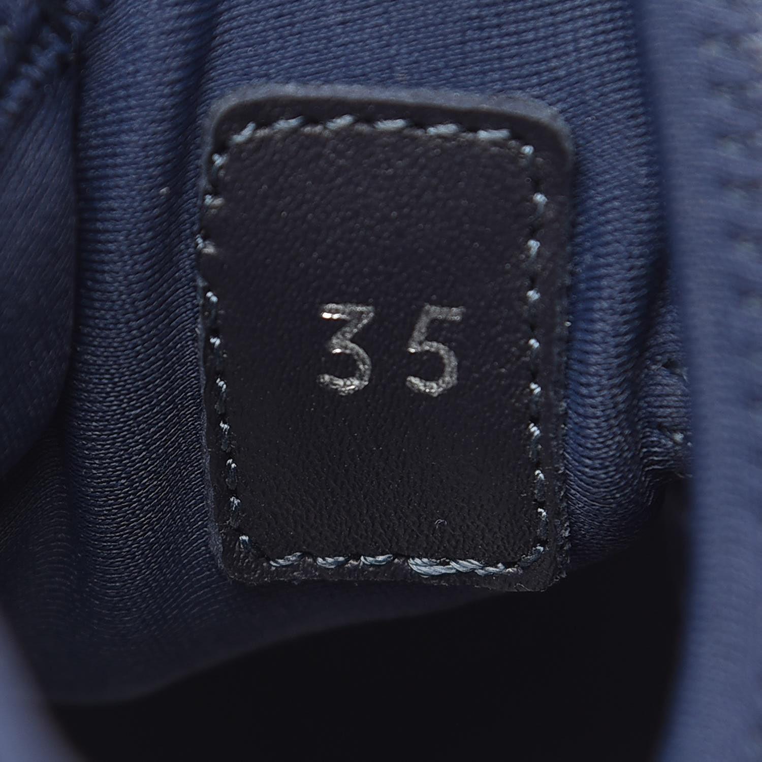 Louis Vuitton Neoprene Mesh Mens Fastlane Sneakers 35 Marine in Blue for Men - Lyst