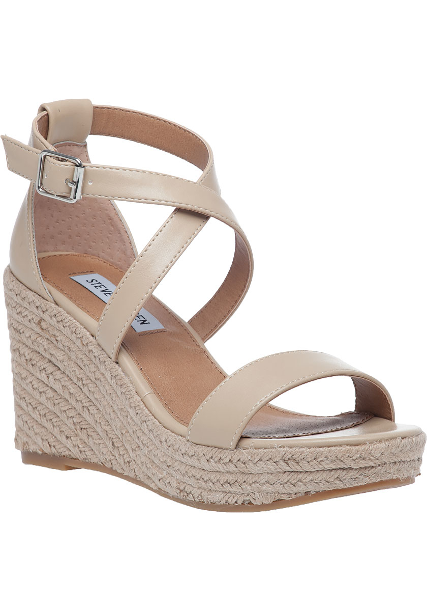 steve madden nude wedges