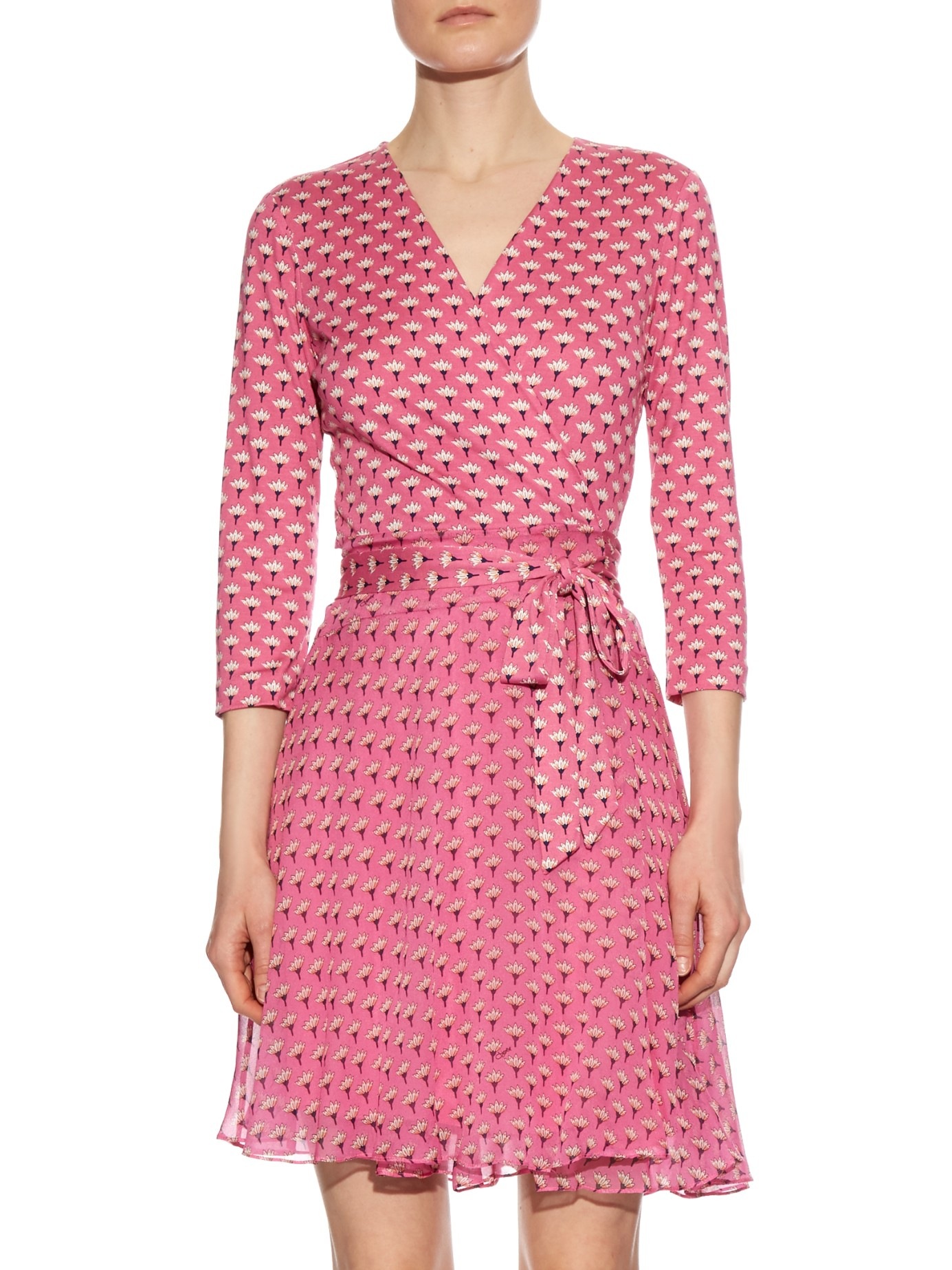Diane von Furstenberg Irina Dress in Pink | Lyst