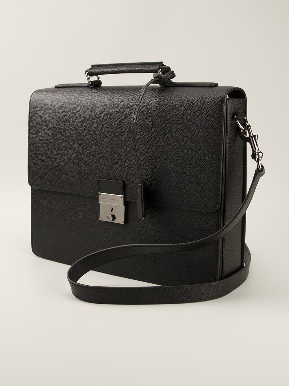 Dolce & Gabbana Dauphine Briefcase in Black for Men - Lyst