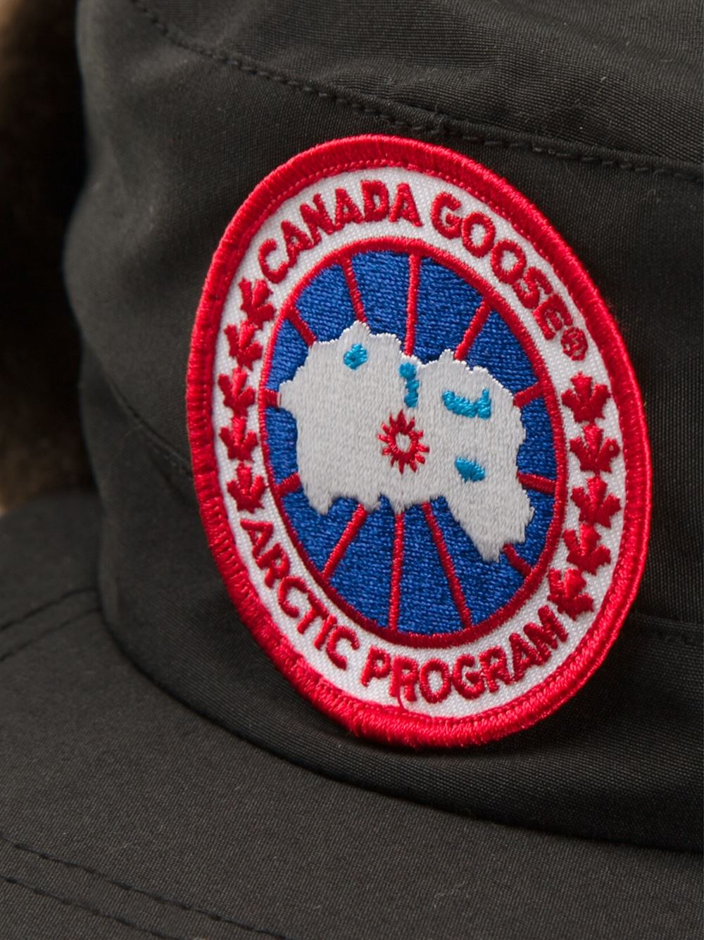 Canada goose top beaver fur hat