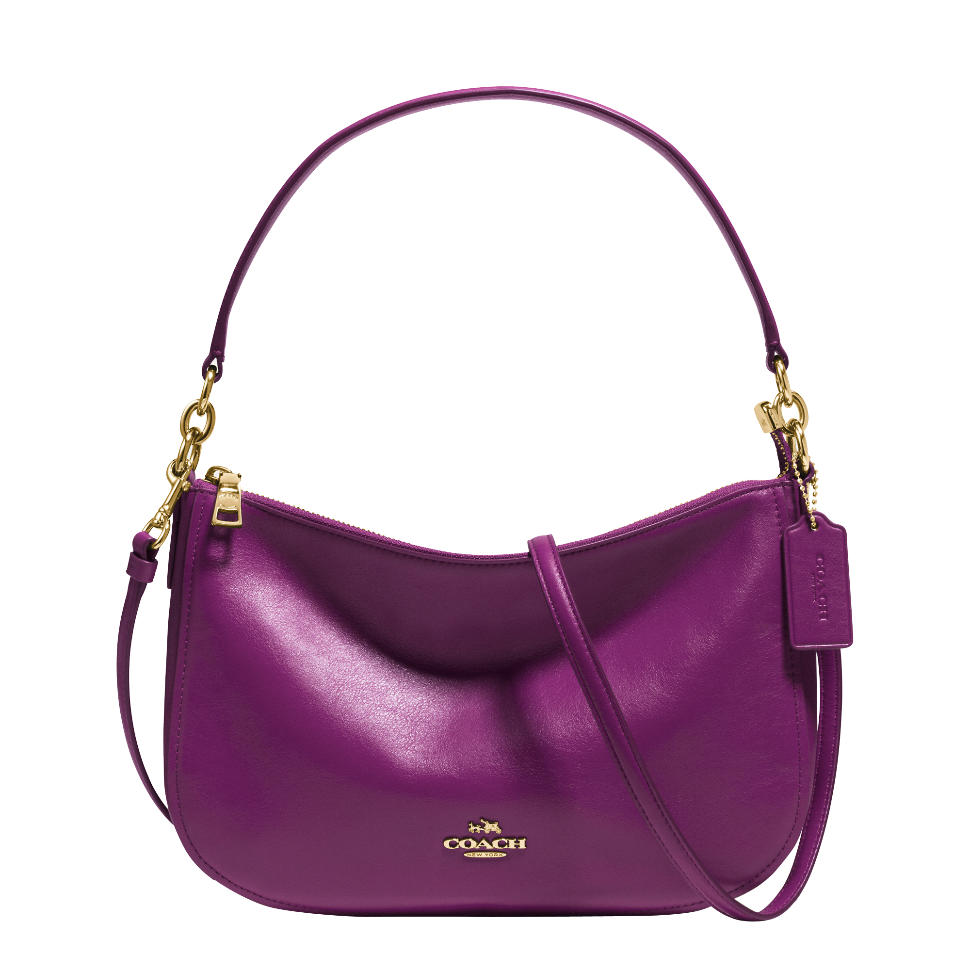 coach purple crossbody