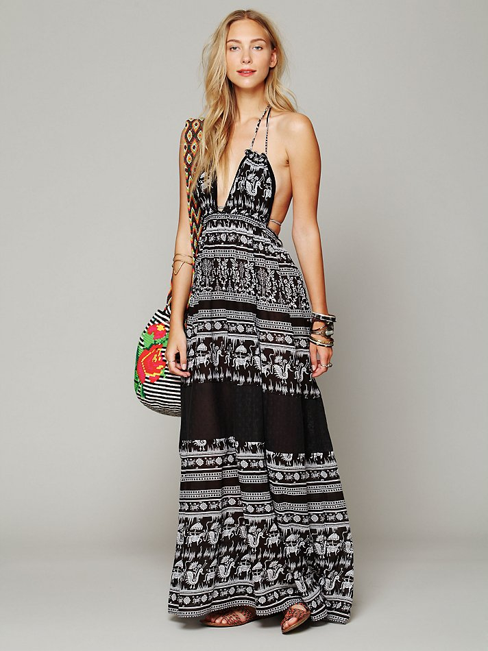 triangle top dress