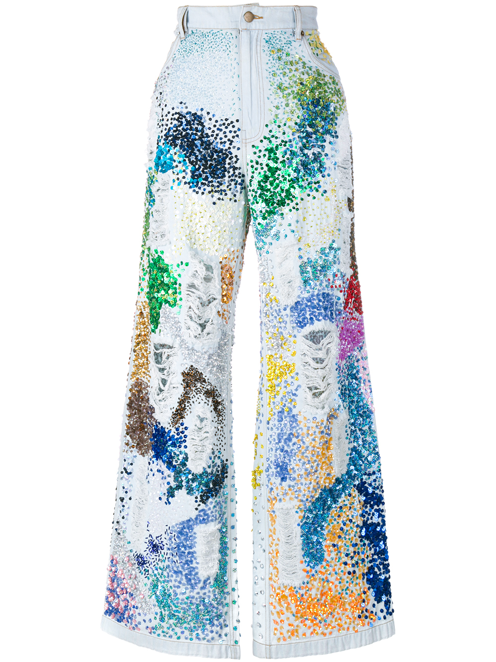 ashish sequin jeans