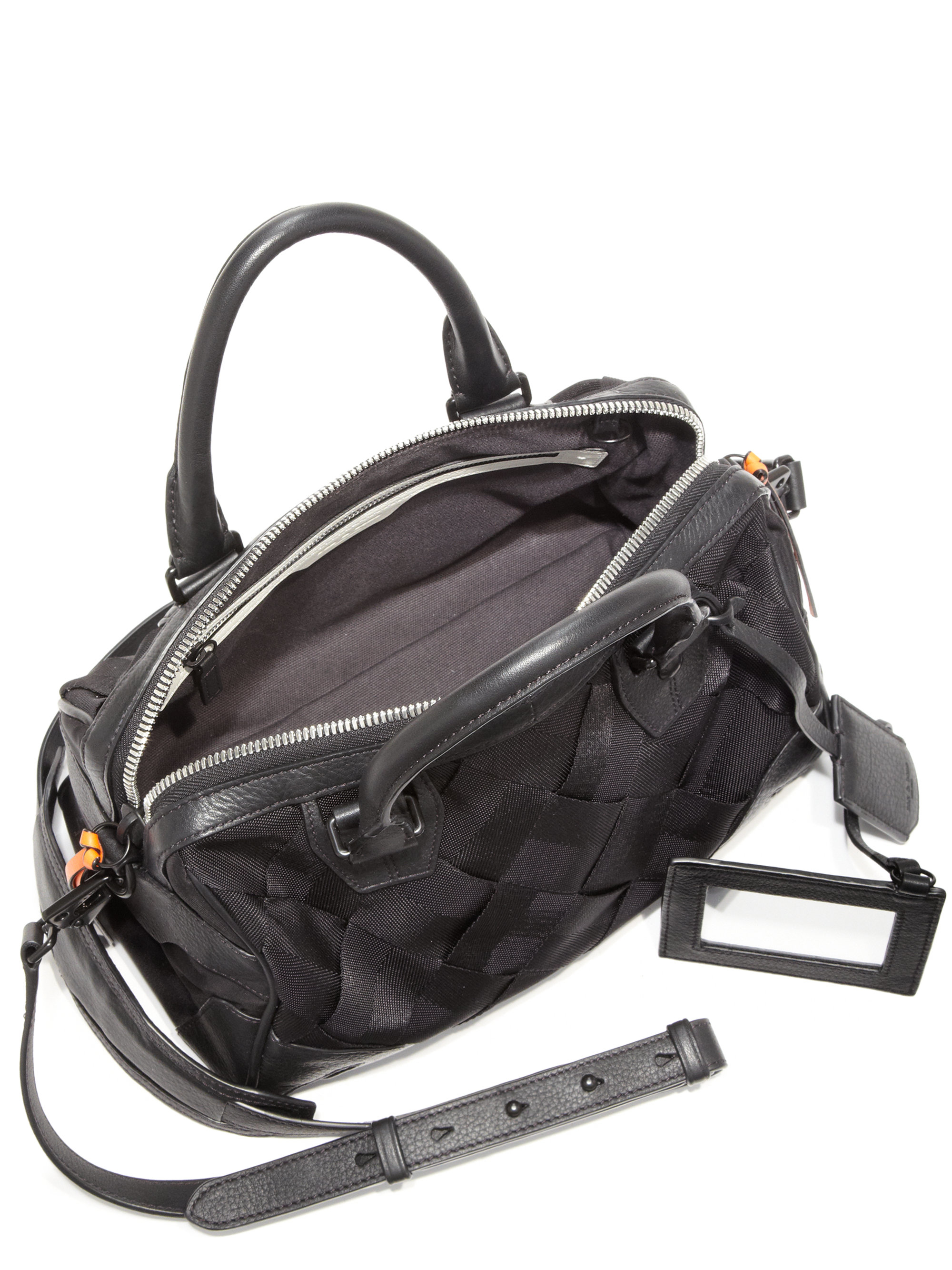 Rag & Bone Enfield Mini Leather Shoulder Bag Black Lyst
