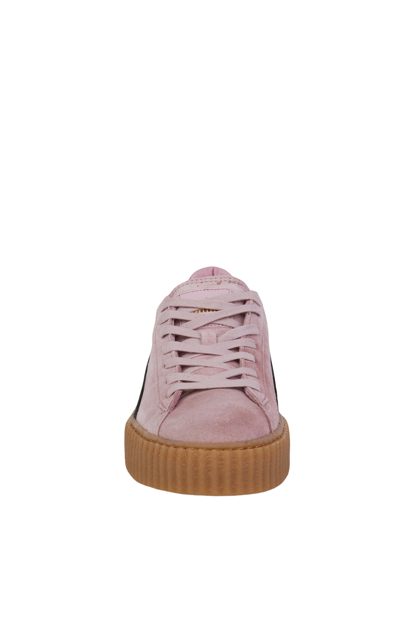 puma creepers pink green