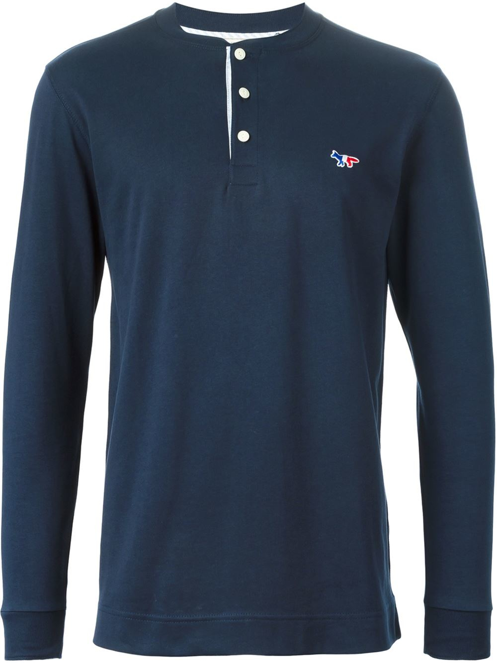 Kitsune henley shirt clearance