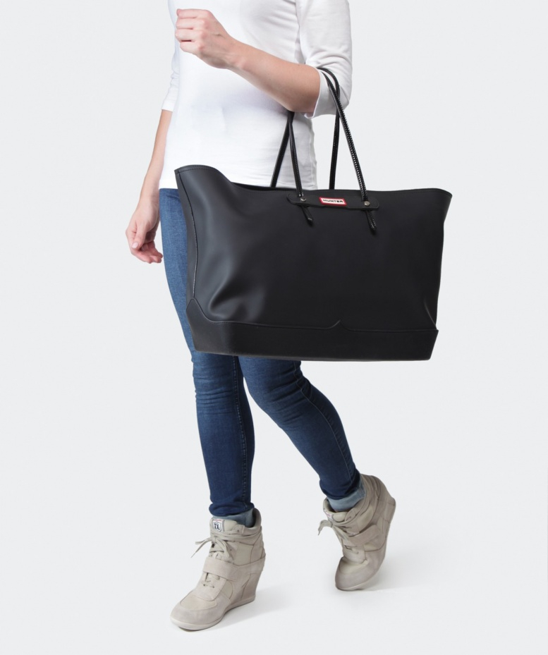 Hunter Original Rubber Tote Bag in Black for Men Lyst