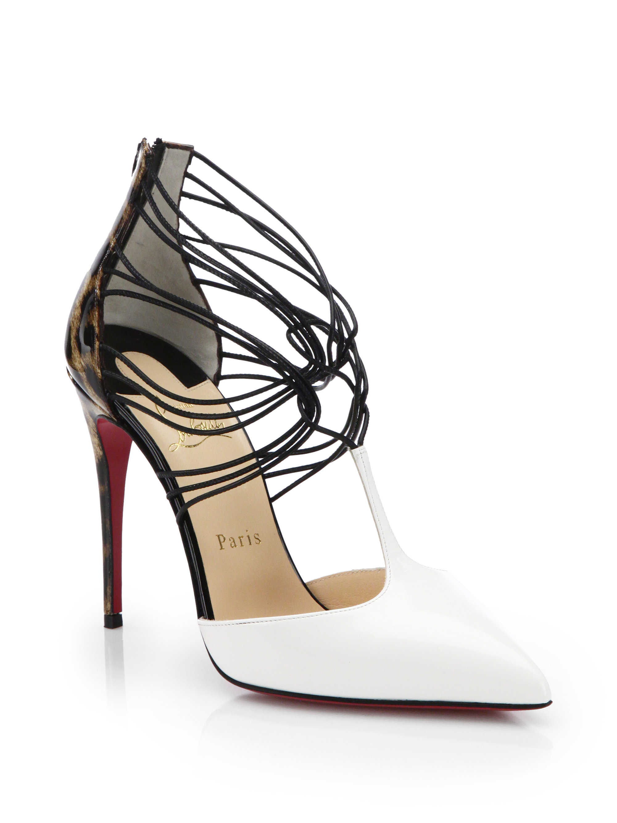 louboutin leopard print heels