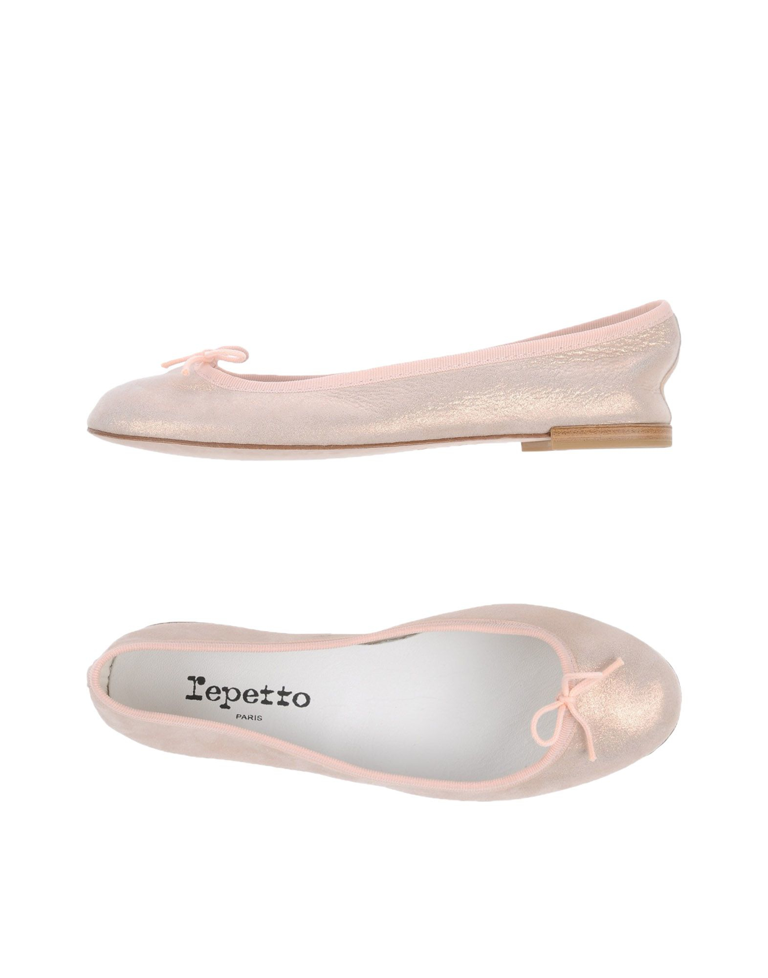 Repetto Leather Ballet Flats in Light 