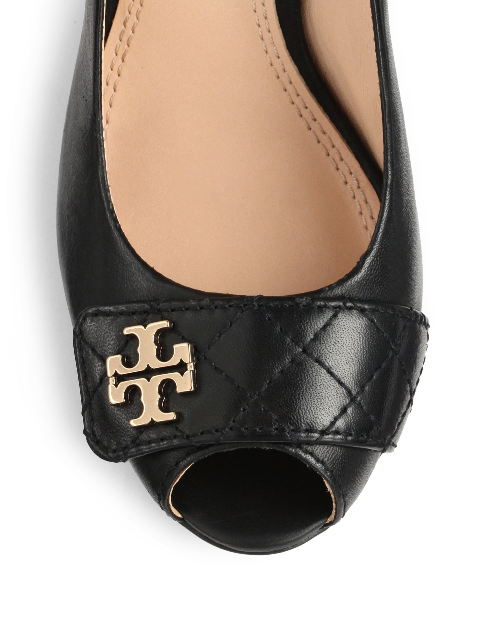 tory burch wedge pumps